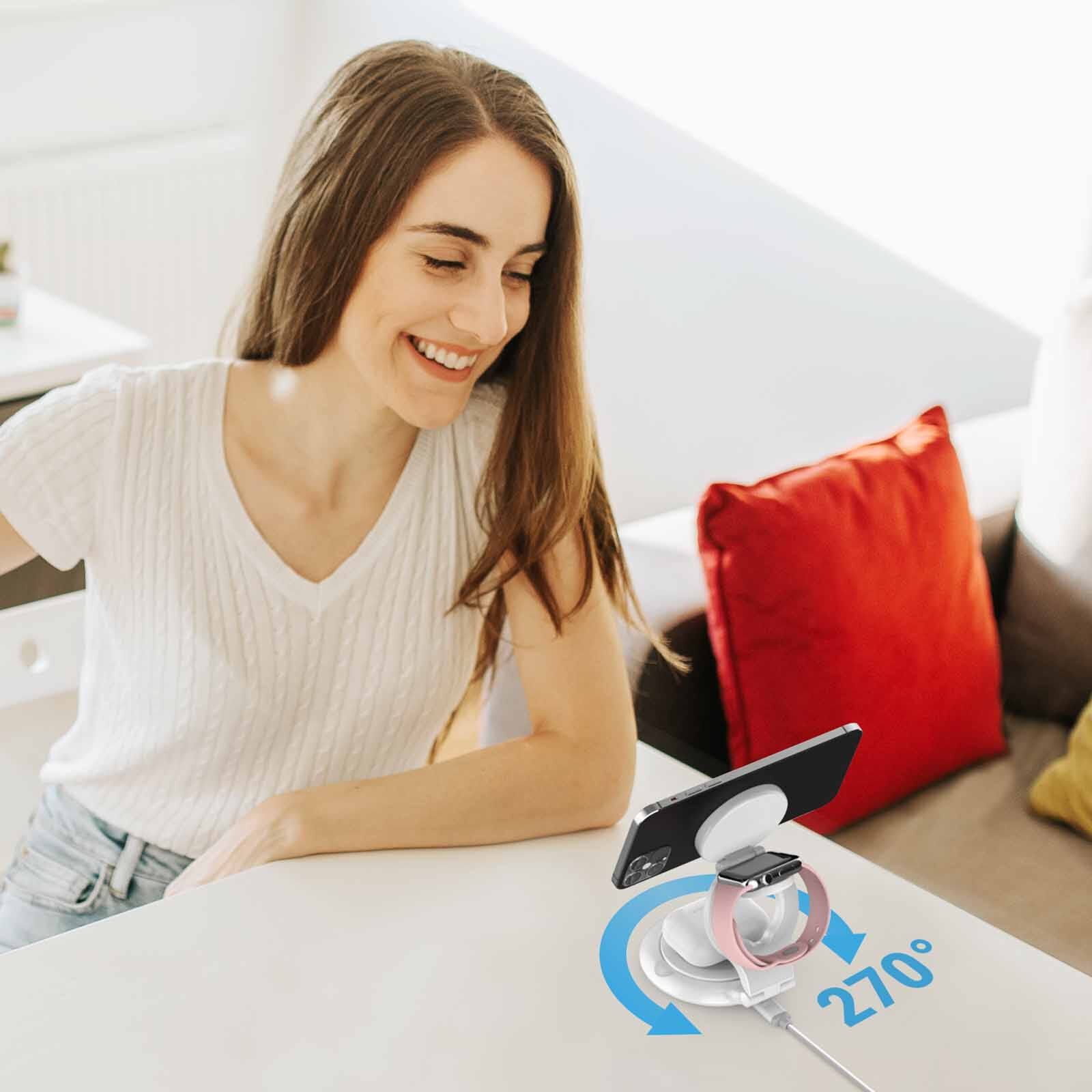 J5CREATE Qi2 3-in-1 Magnetic Foldable W/less Charging Station JUPW3415-image 10