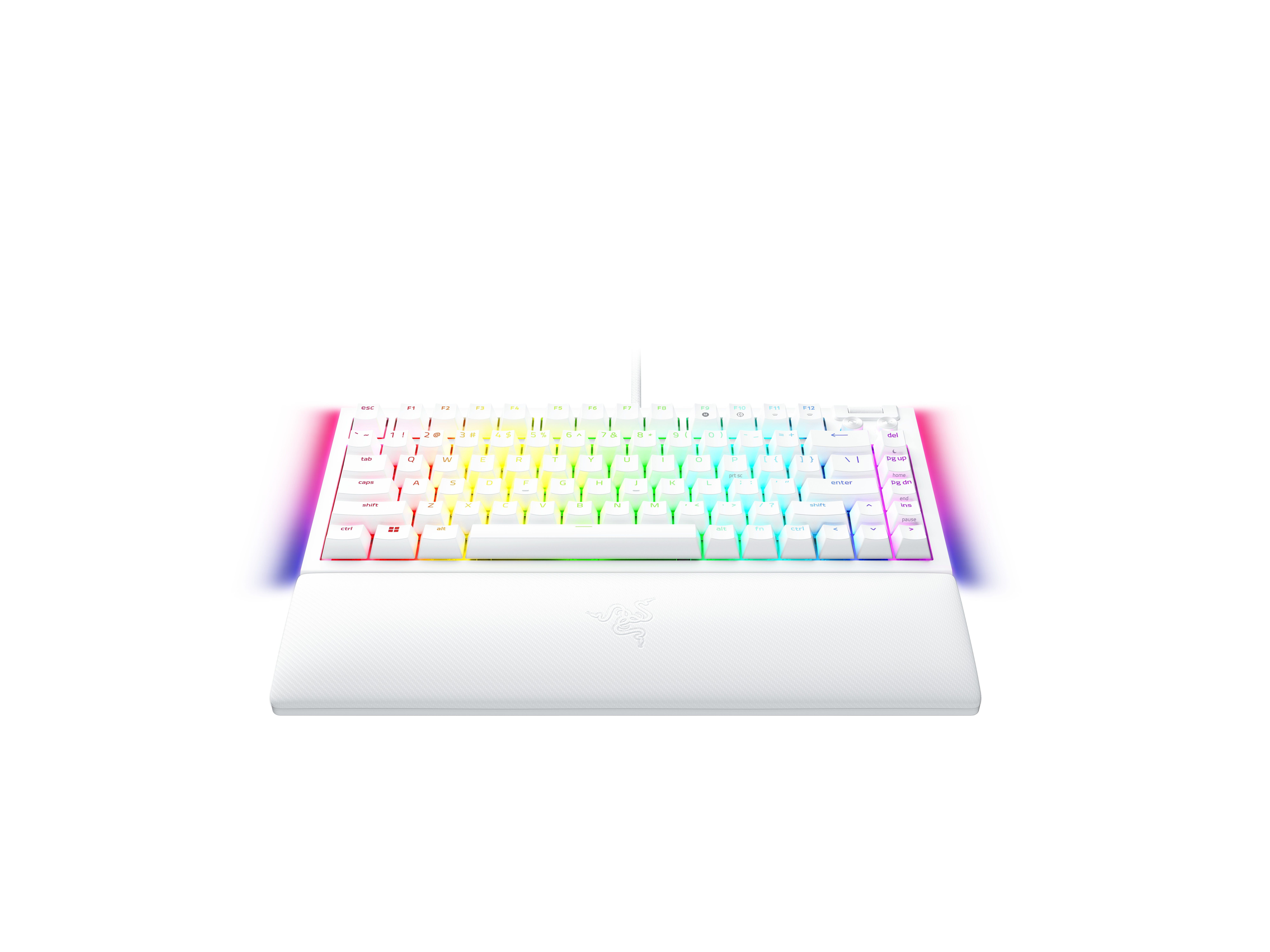 RAZER Blackwidow V4 75% - Hot-swappable Mechanical Gaming Keyboard - White Edition - Us Layout - Wor RZ03-05001700-R3M1-image 5