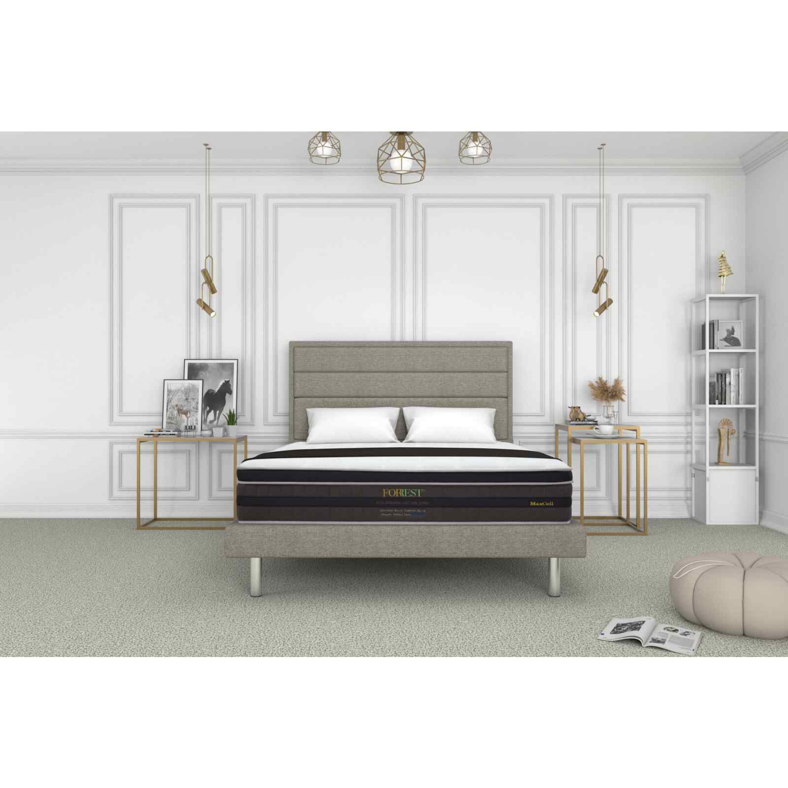 MAXCOIL Queen Size Mattress ECO ORGANIC COTTON CHINO-image 4