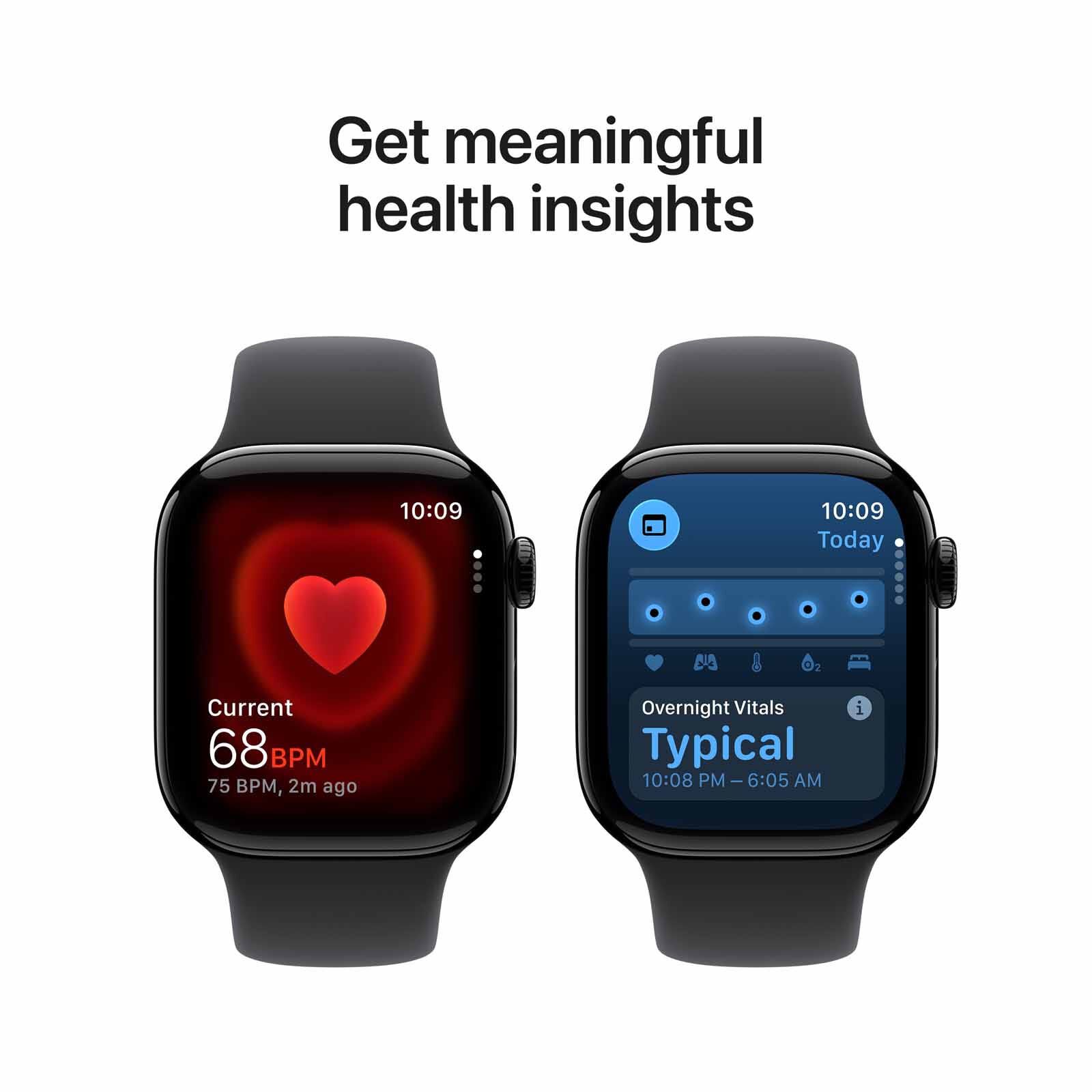 APPLE Watch Series 11 Gps 42mm Jet Black Aluminium Case With Black Sport Band - M/l MEQU4X/A-image 7