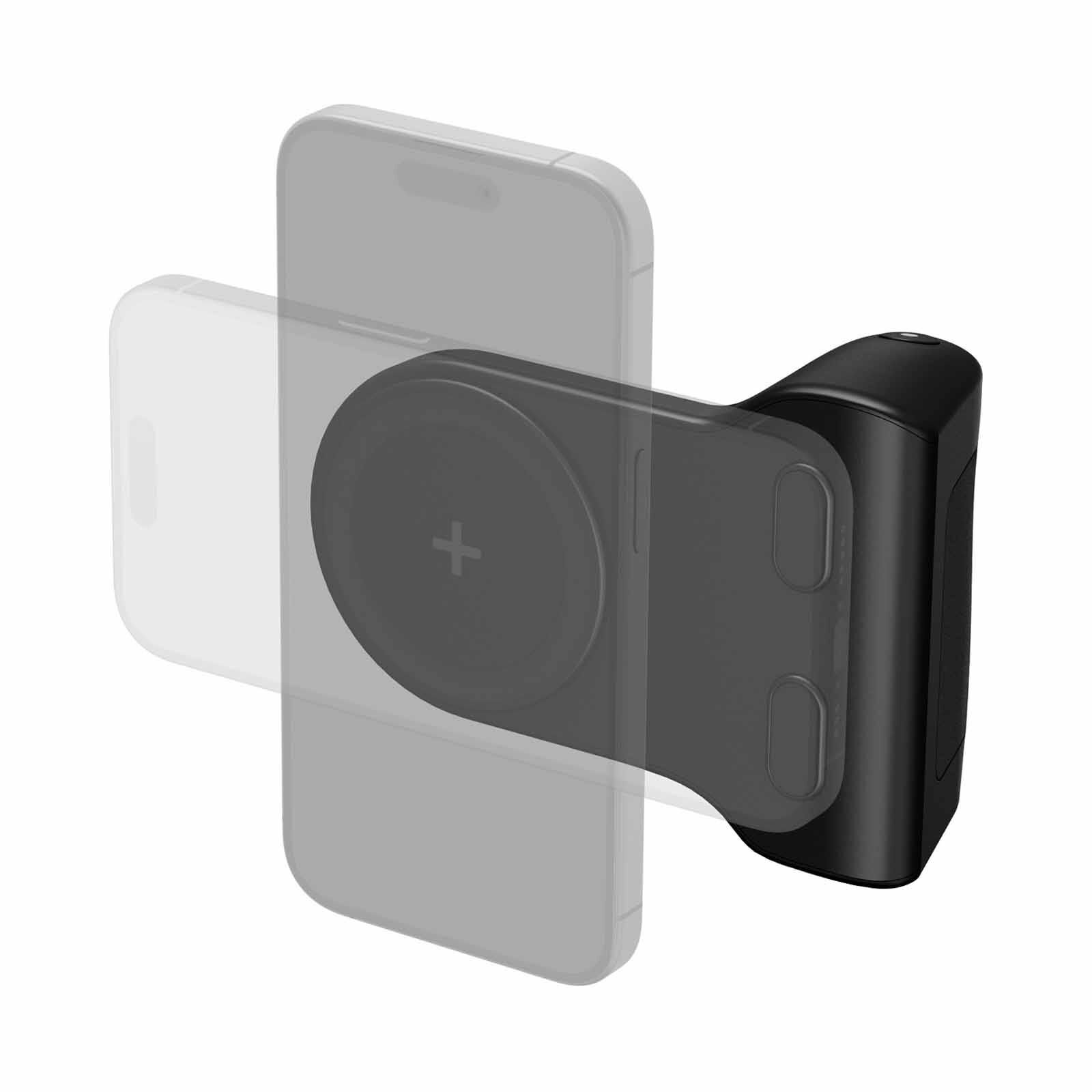 ENERGEA Magear Magcam Grip, Bluetooth Mobile Camera Grip With Powerbank, 5000mah - Black PG-MCG5K-BLK-image 4