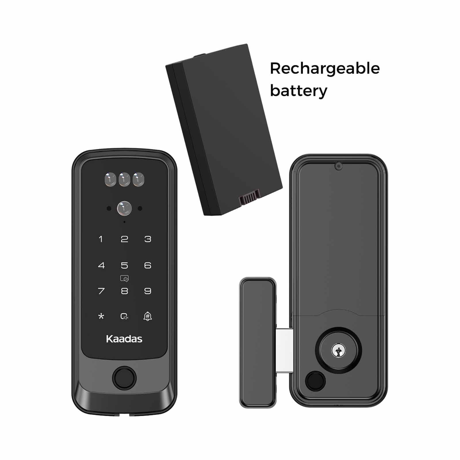 KAADAS Door + Gate Locks Bundle Q15-5WK + R9KFV-image 2