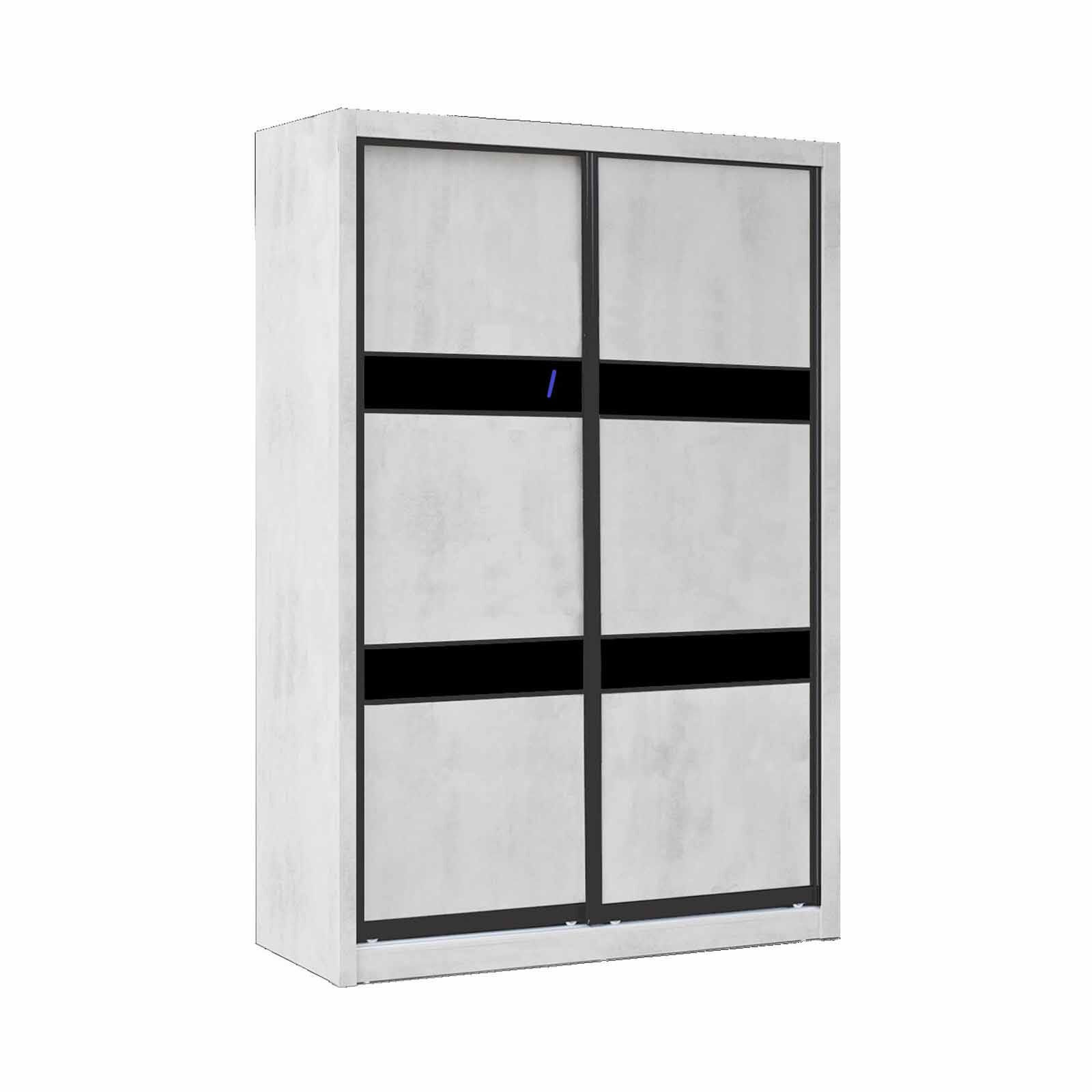 SMARTBOX 2 Door Sliding Wardrobe (grey-42) LUCCA