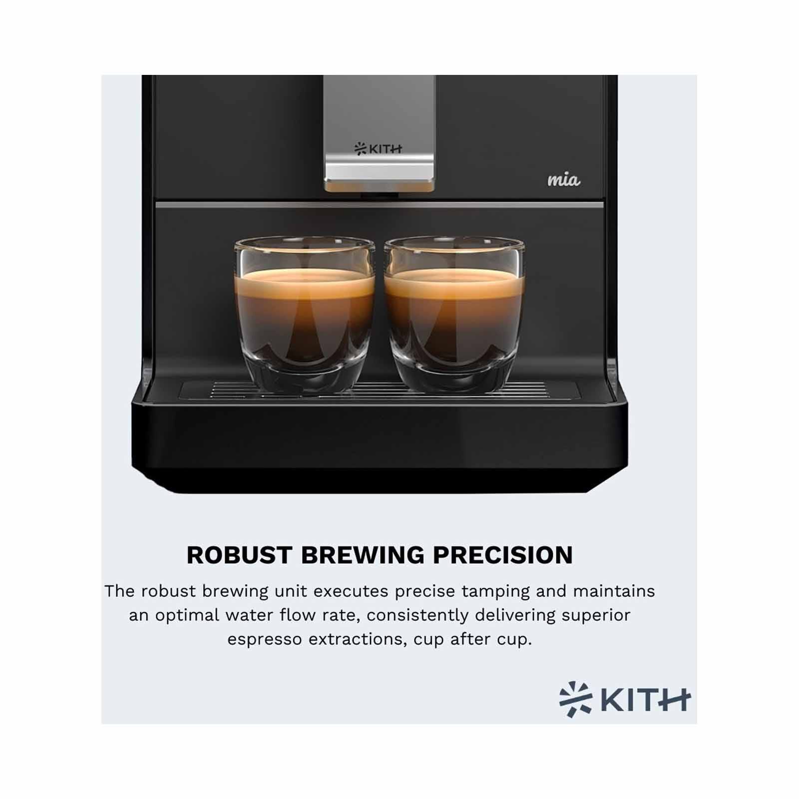 KITH Mia Fully Auto Coffee Machine With Milk Carafe (black) FCM-TM-BK-image 5