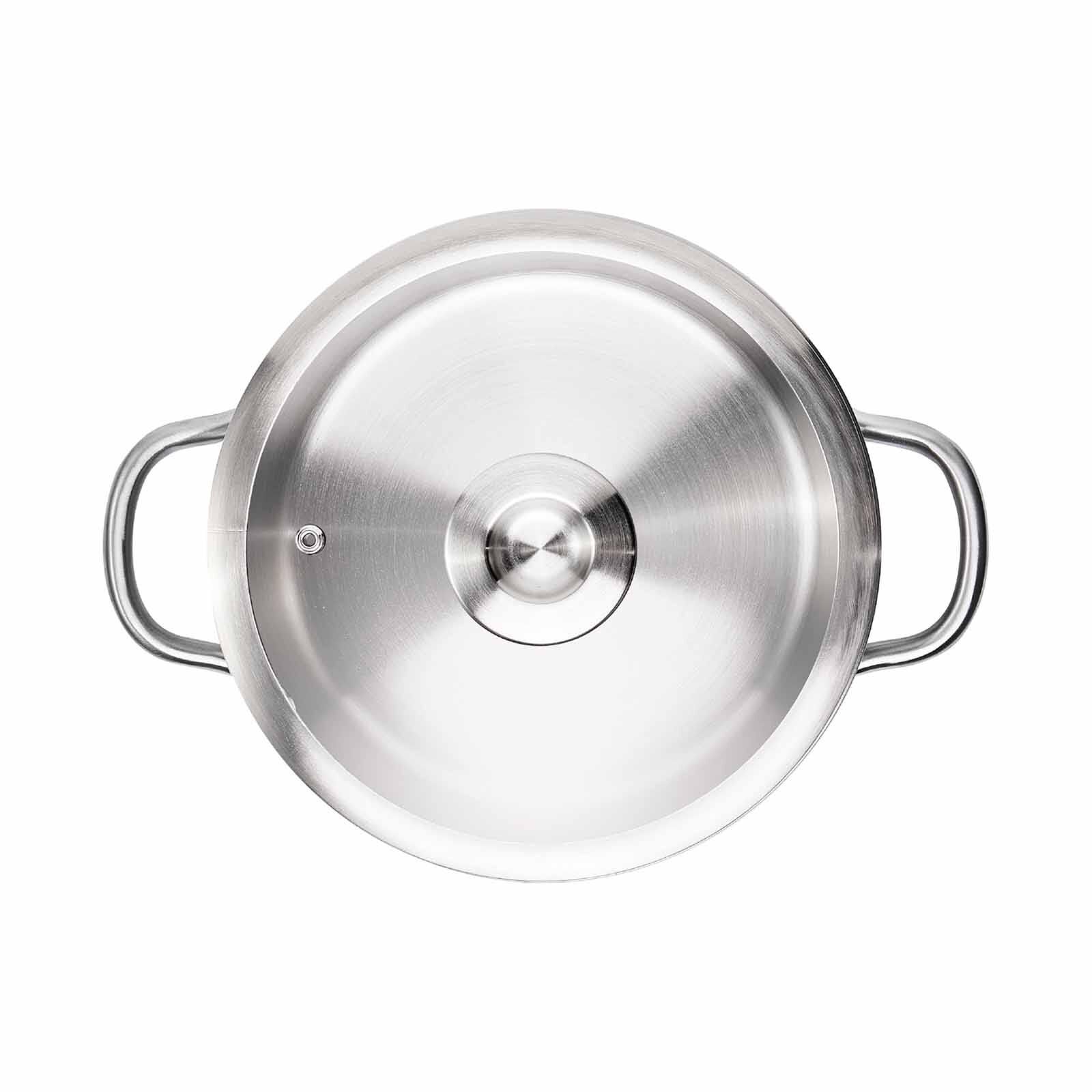 MEYER White Steel Stainless Steel 20cm/3.8l Covered Stockpot 71503-image 2