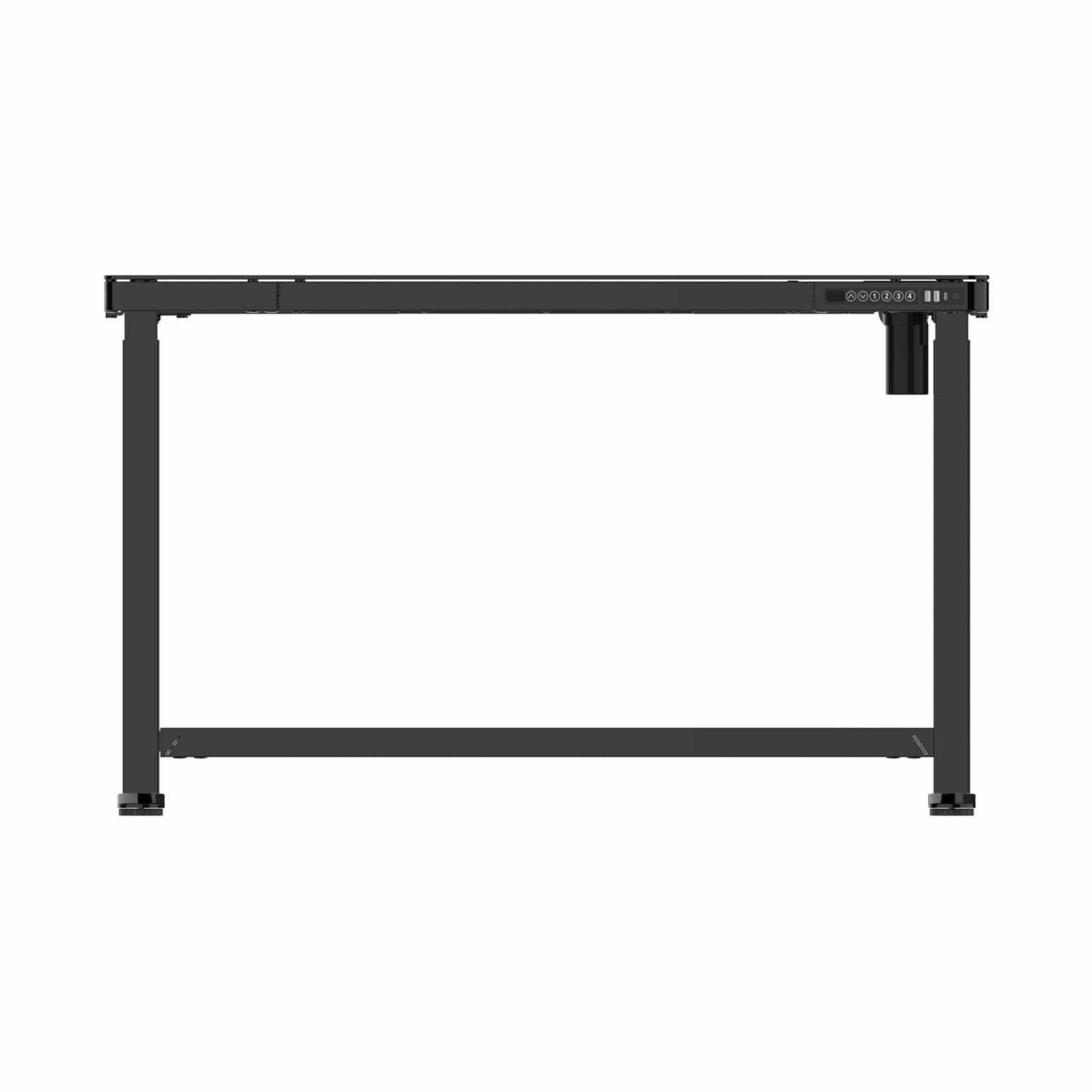 Height Adjustable Desk Glass (black) ARCHITECT-image 4