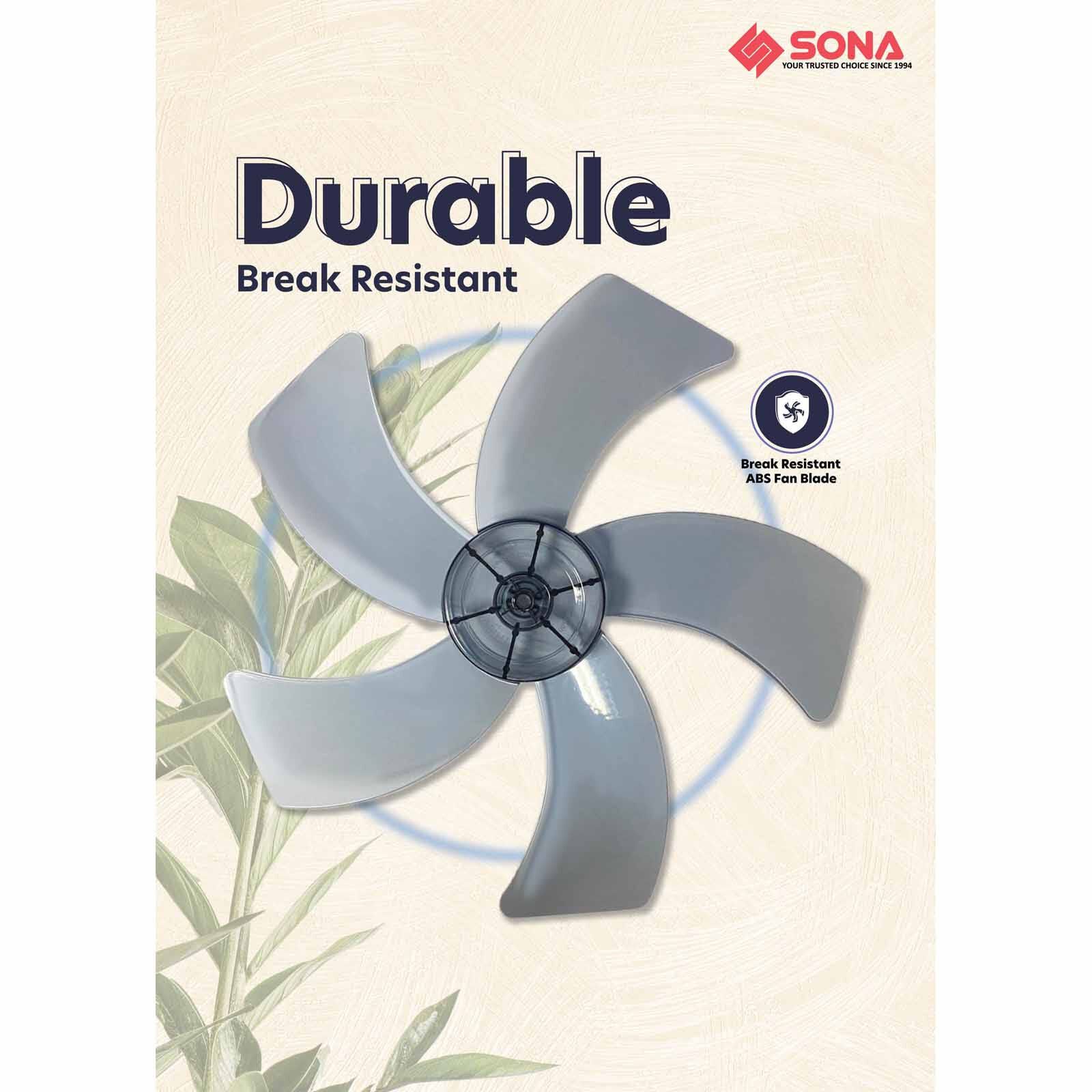 SONA 16 In Dc Wall Fan With Remote Control SFW9518DC-image 7