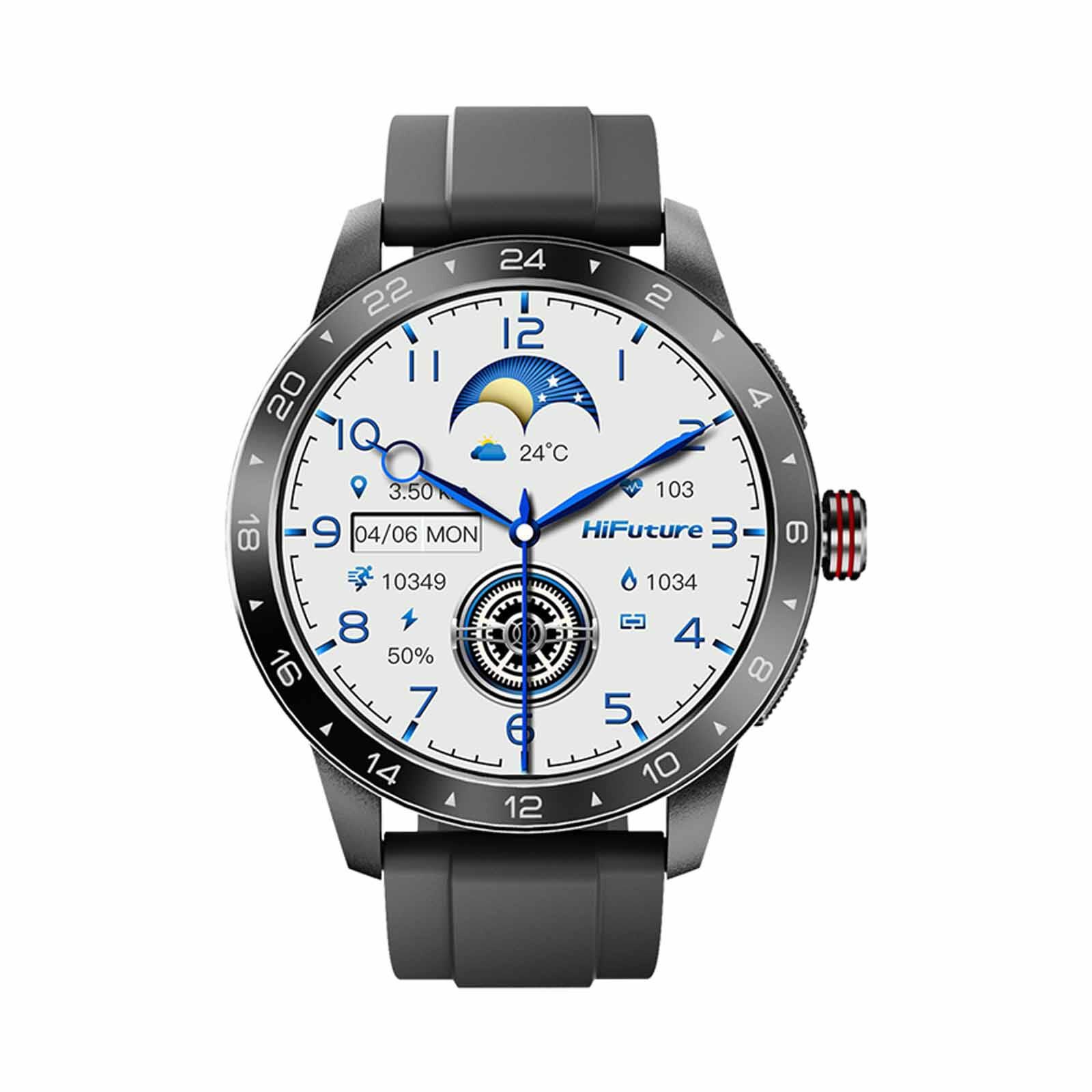 HIFUTURE Flex2 - Black Bluetooth Smartwatch With Heart Rate Function HSSW5BK