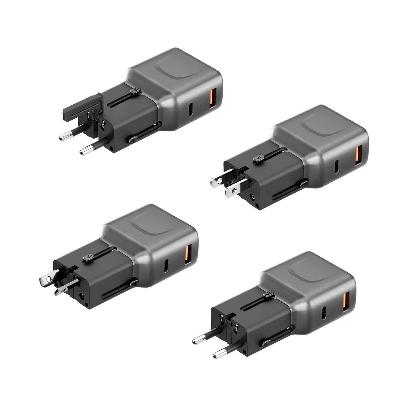 ENERGEA Travelgo Adapter 35, 1a1c 35w - Gunmetal Black TGA-35-GUN-image 4