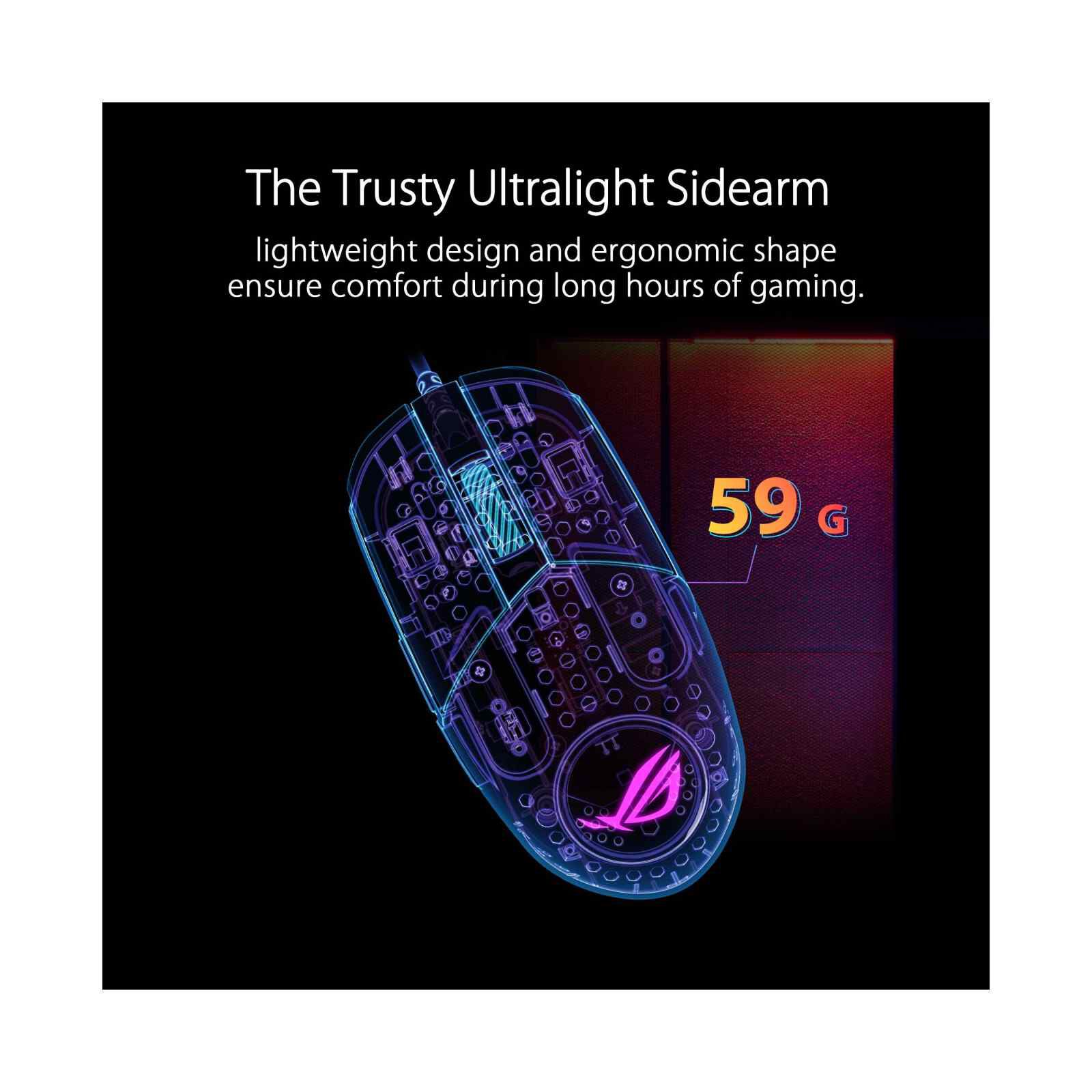 ASUS Rog P518 Strix Impact Iii Rgb Gaming Mouse ROG STRIX IMPACT III-image 7