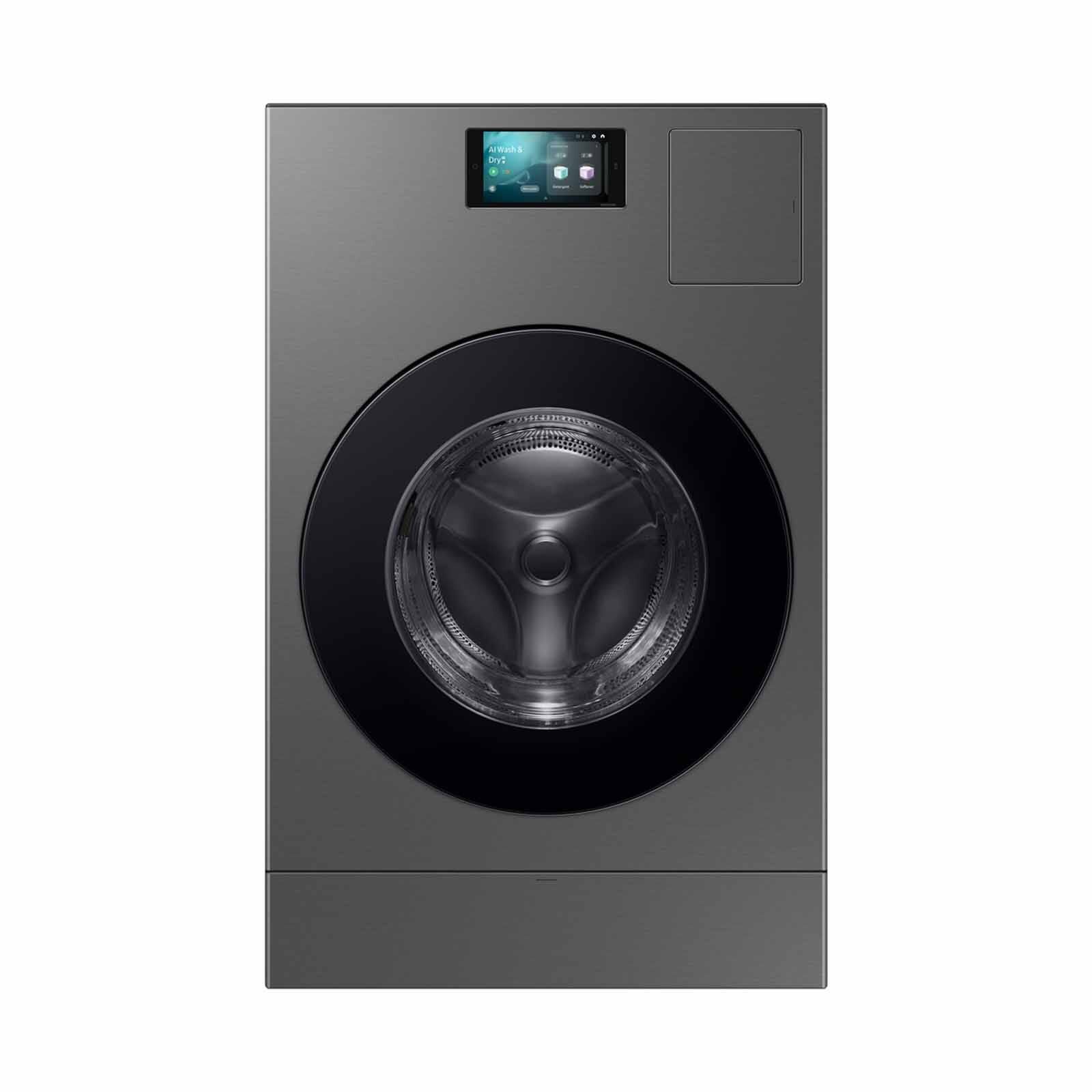 SAMSUNG Bespoke Ai Front Load Washer & Dryer Heatpump (25kg/15kg) WD25DB8995BZSP-image 1
