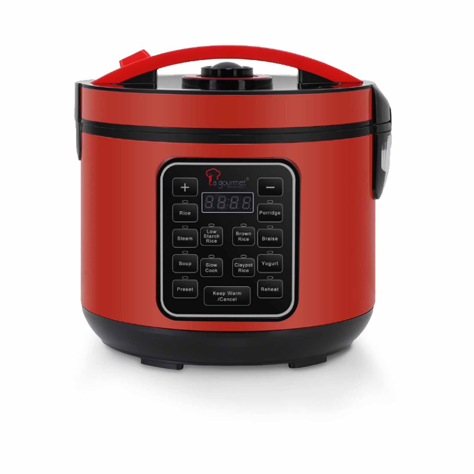LA GOURMET Flame Healthy Rice Cooker (4.0l) - Red LGELFE409751