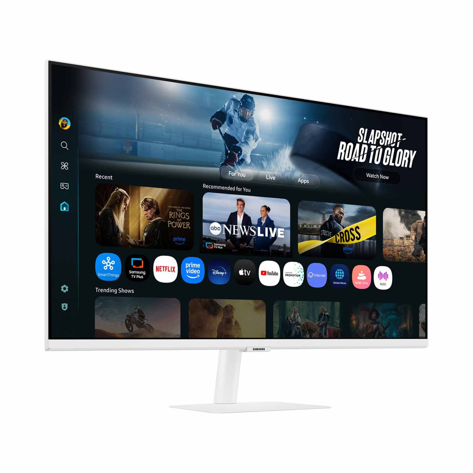 SAMSUNG 32in 4k M7 Flat Smart Monitor White LS32FM701UEXXS-image 9