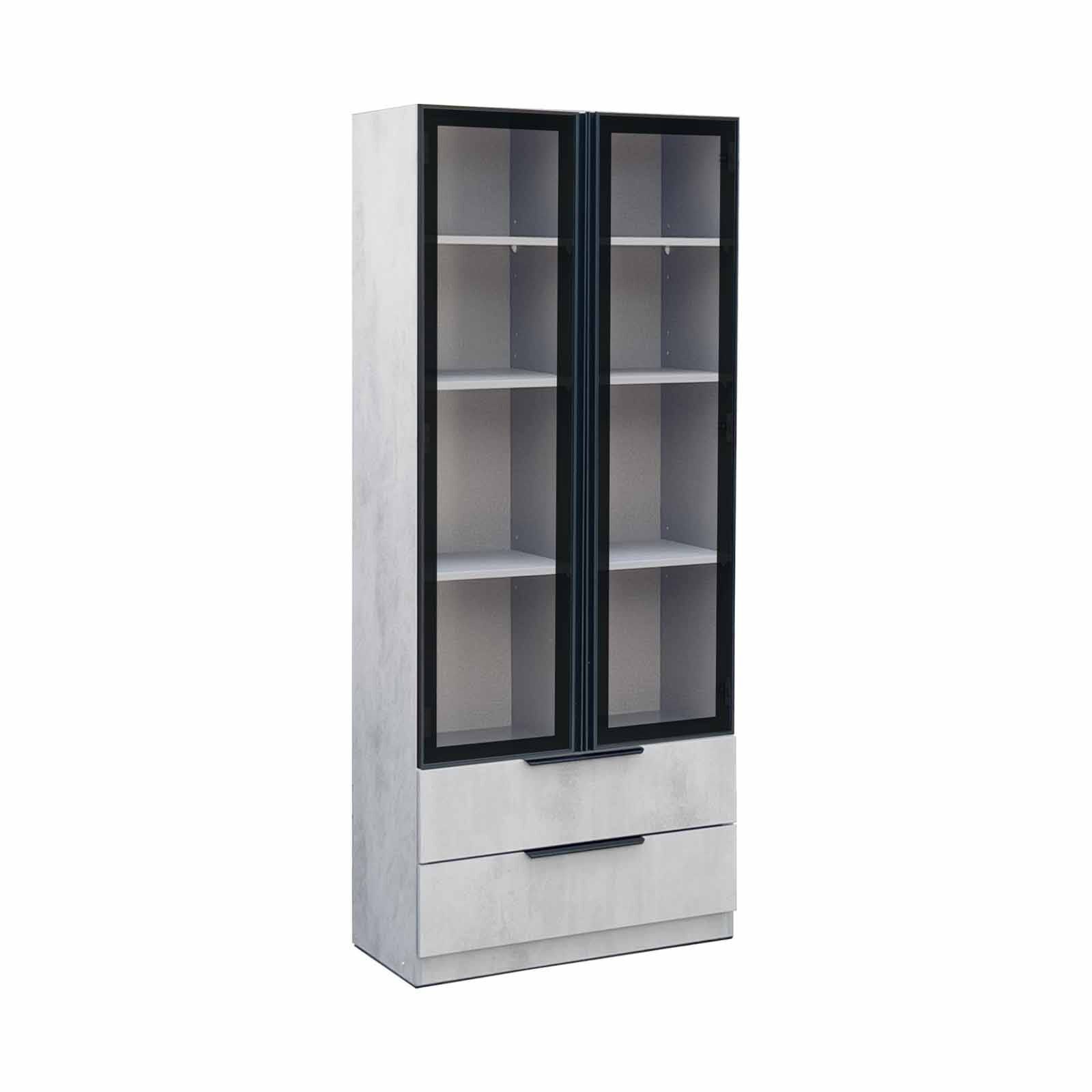 SMARTBOX Book Cabinet (solid Plywood) BELTON GREY