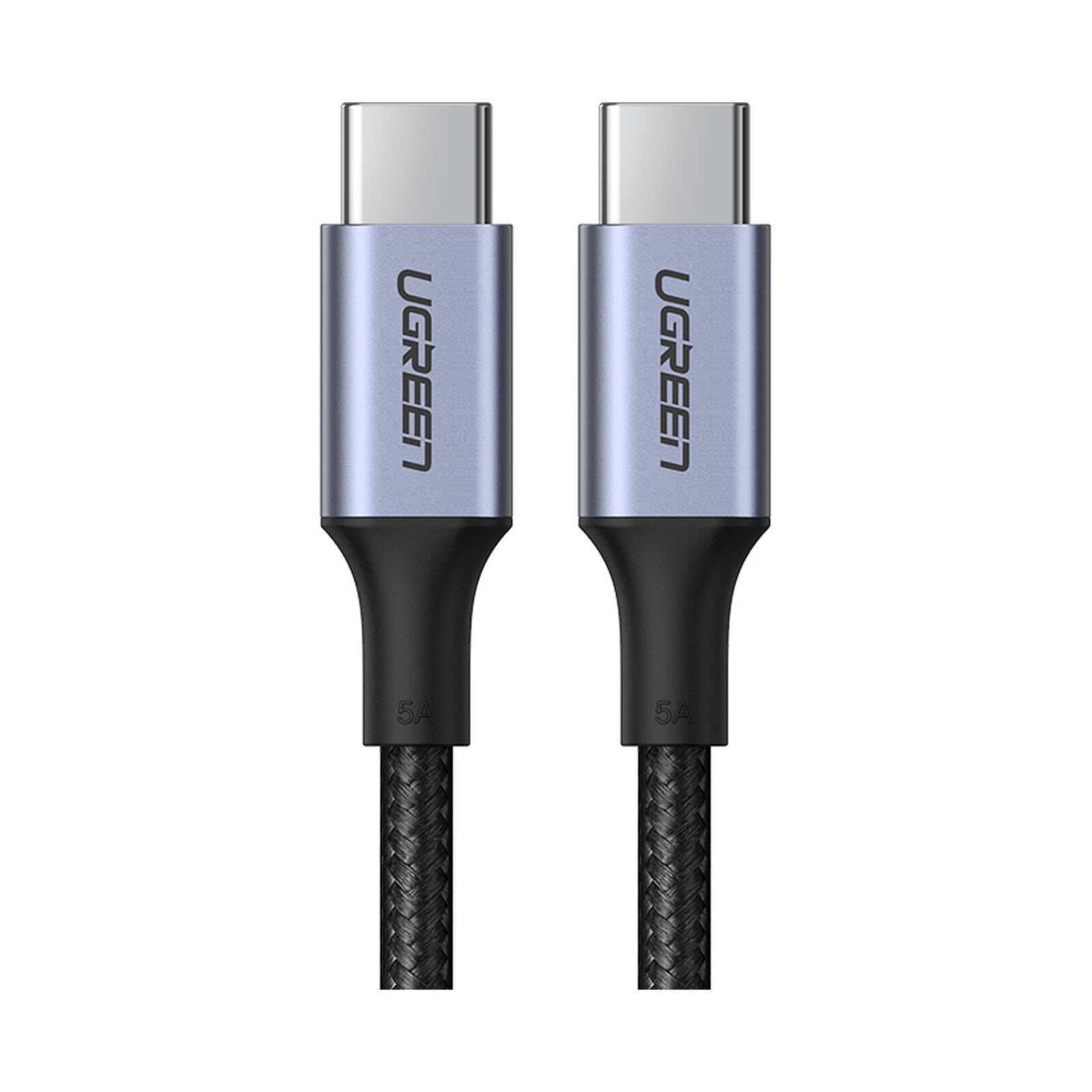 UGREEN Us316 Usb-c To Usb-c 3m Black 100w Data Cable (braided) 90120-image 2