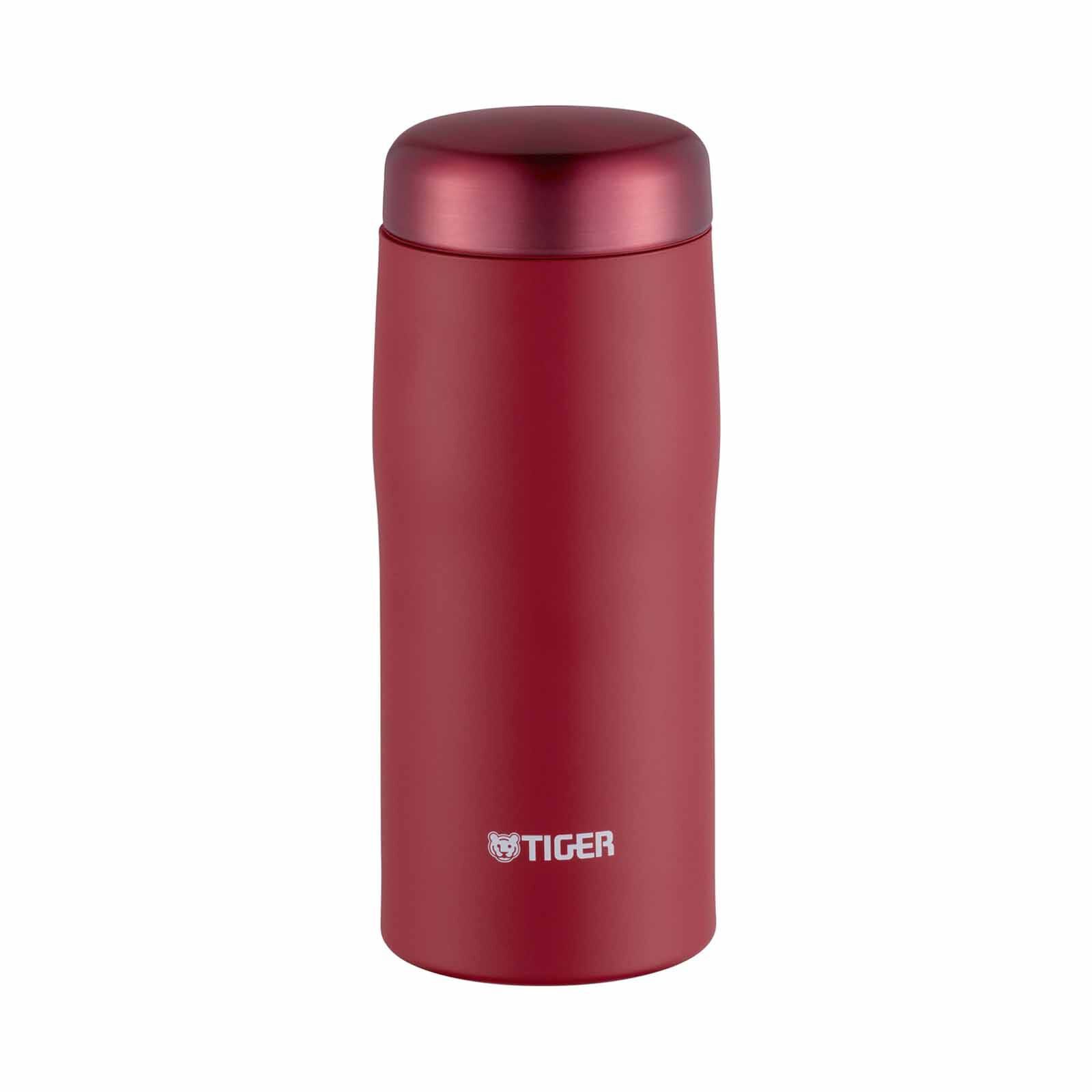 TIGER 360ml Vacuum Stainless Steel Bottle - Dark Red MJF-A036 (RF)-image 1