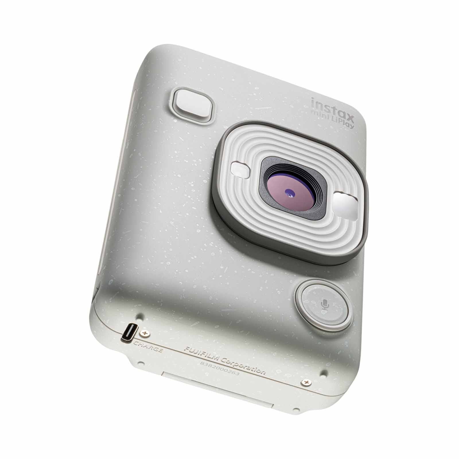 FUJIFILM Instant Photo Camera INSTAX MINI LIPLAY C (MISTY WHITE)-image 4