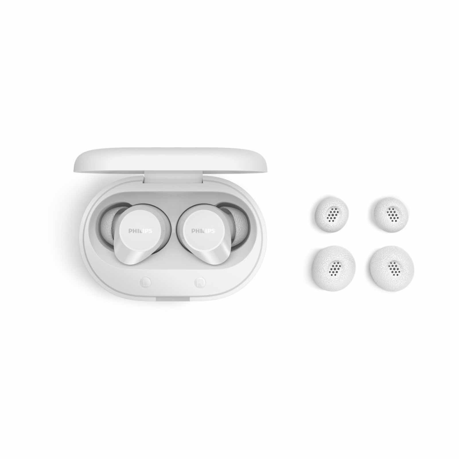 PHILIPS Wireless In-ear Bud, 10mm Drivers, Bt6.0, Ipx4 Splash TAT1300WT/97-image 2