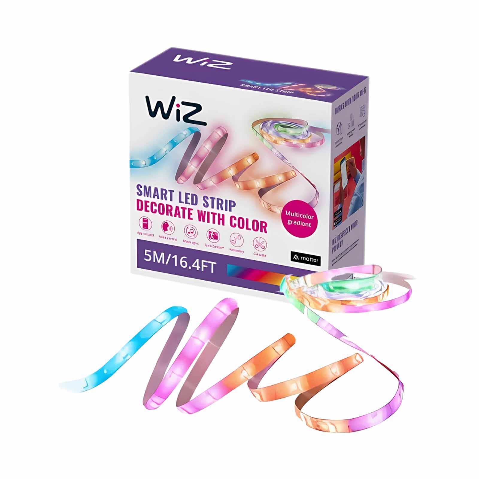 WIZ Rgbic Led Strip 5m Uk Plug 929004126517-image 3