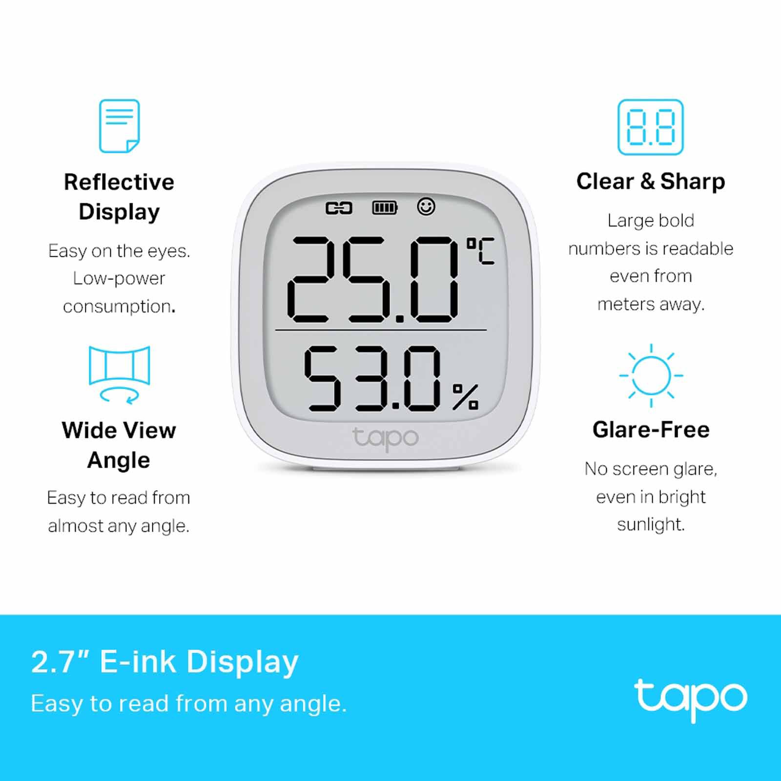 TP LINK Tapo Smart Temperature & Humidity Monitor TAPO T315-image 5