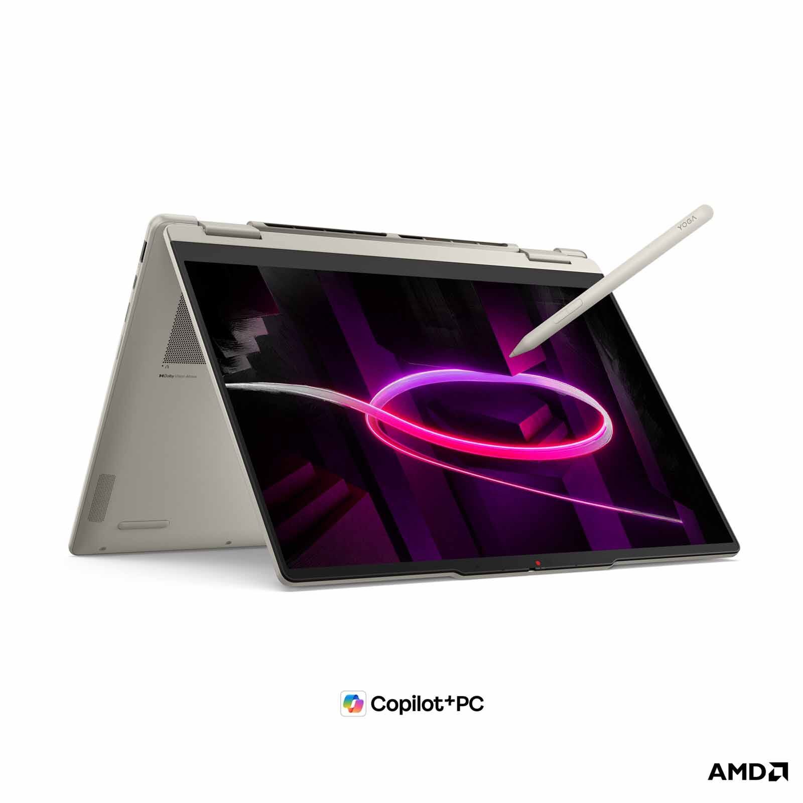 LENOVO 14in Wuxga Oled Amd Ryzen Ai 7 445 24gb Ram Radeon 840m 1tb Ssd Win 11 Home YOGA 7 2-IN-1 14AGP11 83TD002GSB-image 6