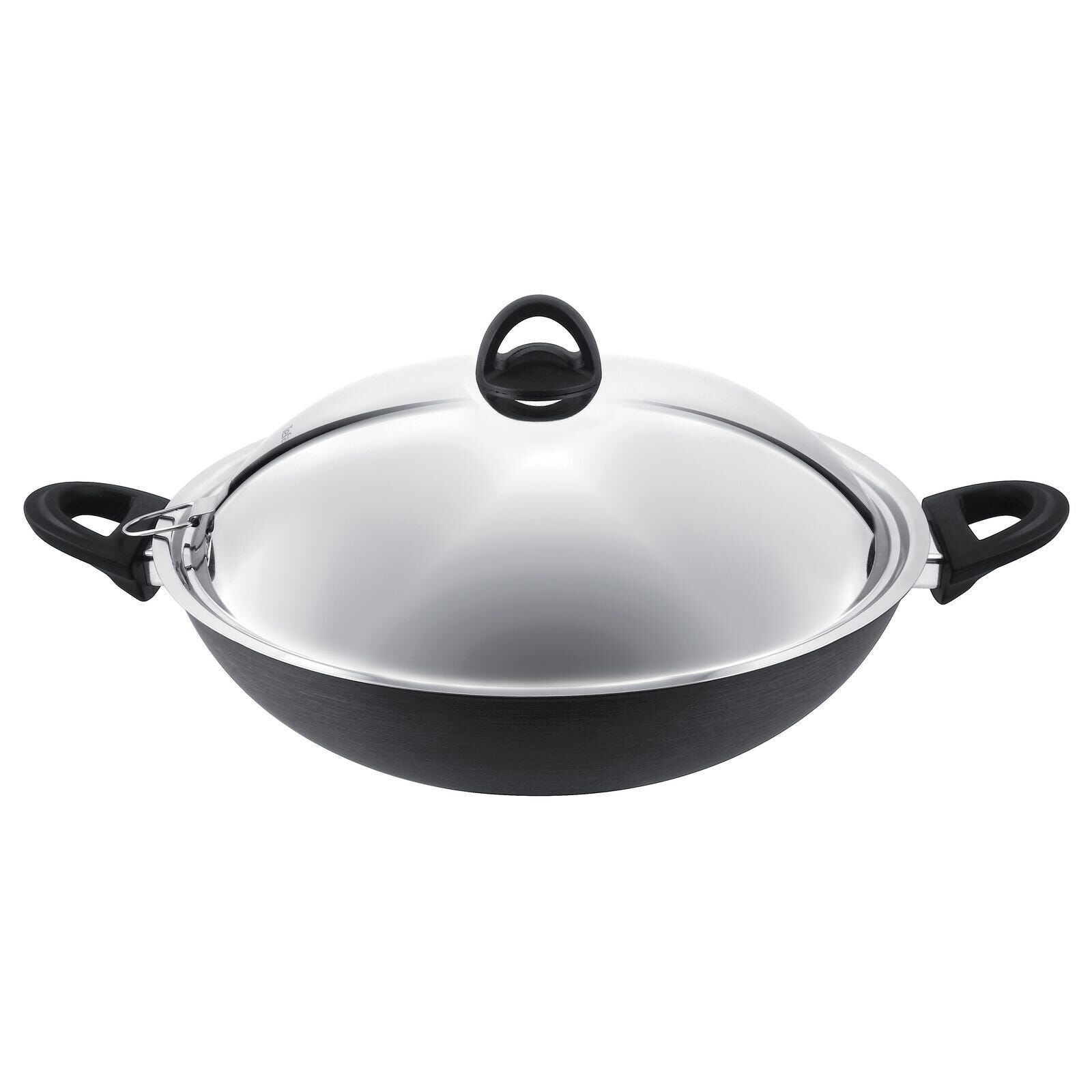 TEFAL 36cm Novel Chinese Wok With Stainless Steel Lid (induction-safe) A69698-image null