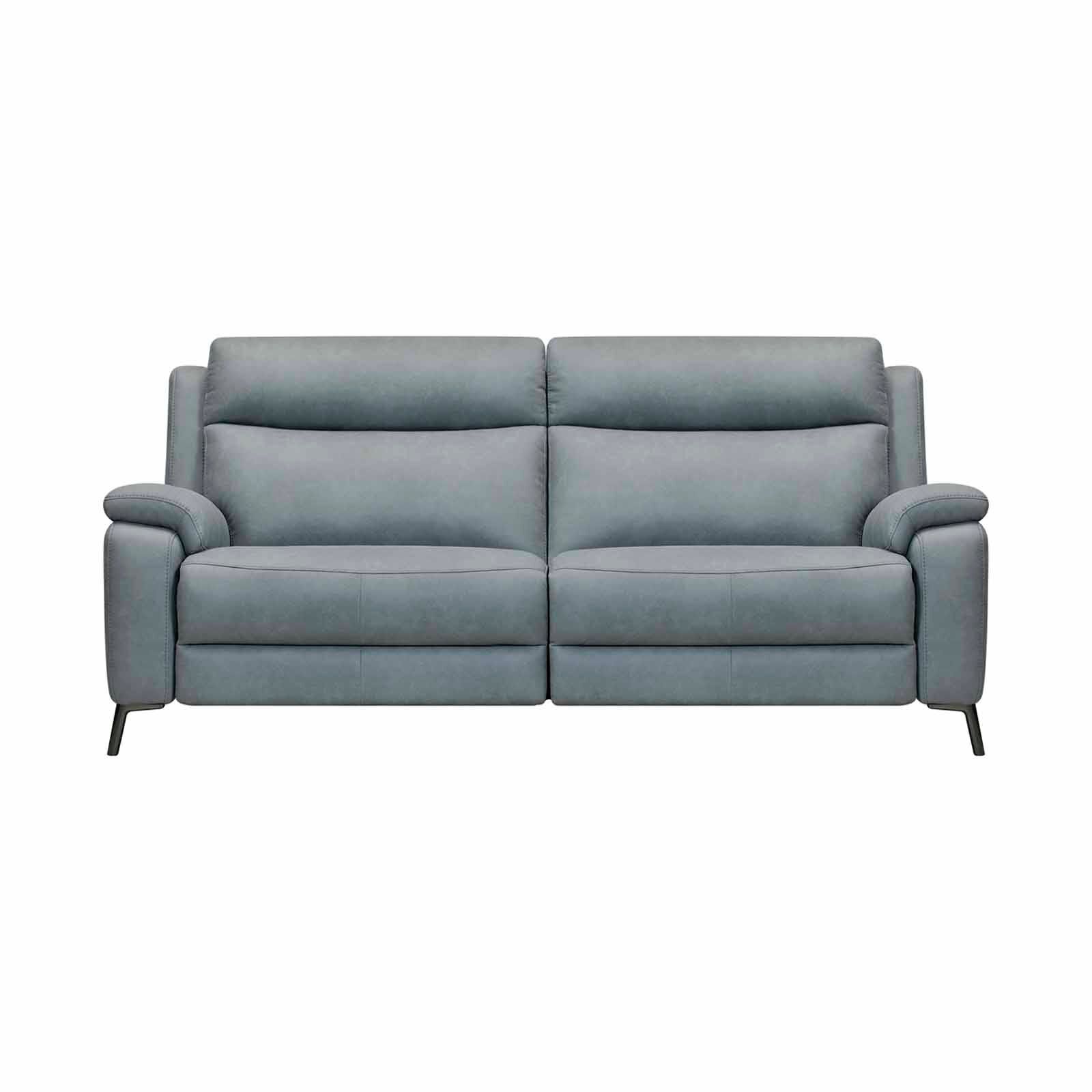 3rr Seater (fab) Mint Fabic Recliner Sofa NOVARA