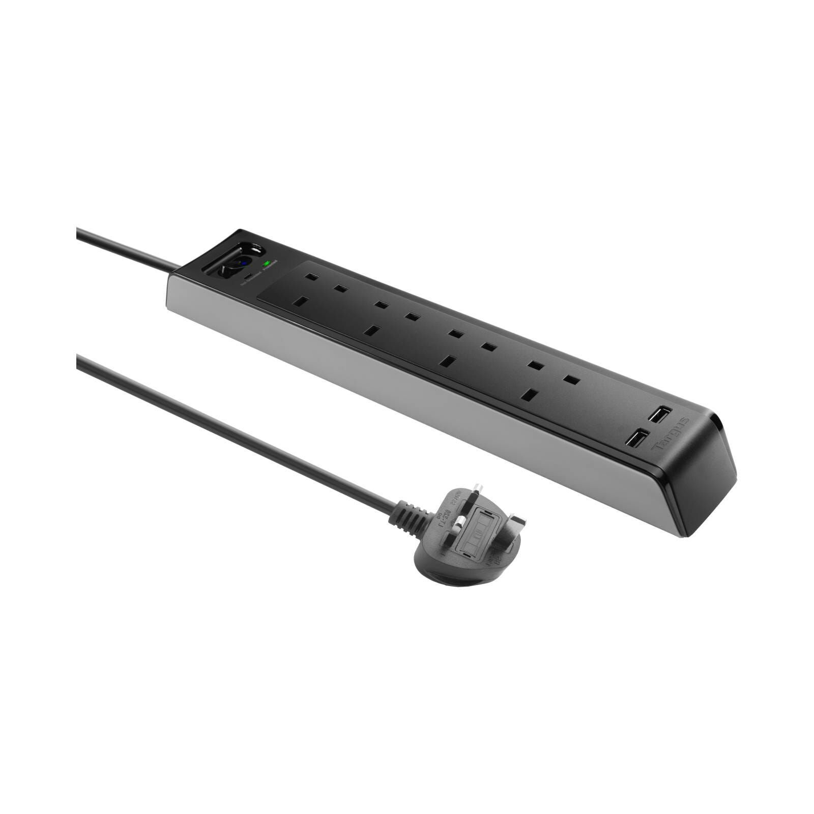 TARGUS "smart Surge 4" With 2 Usb Ports (uk) APS1001AP-50-image 1