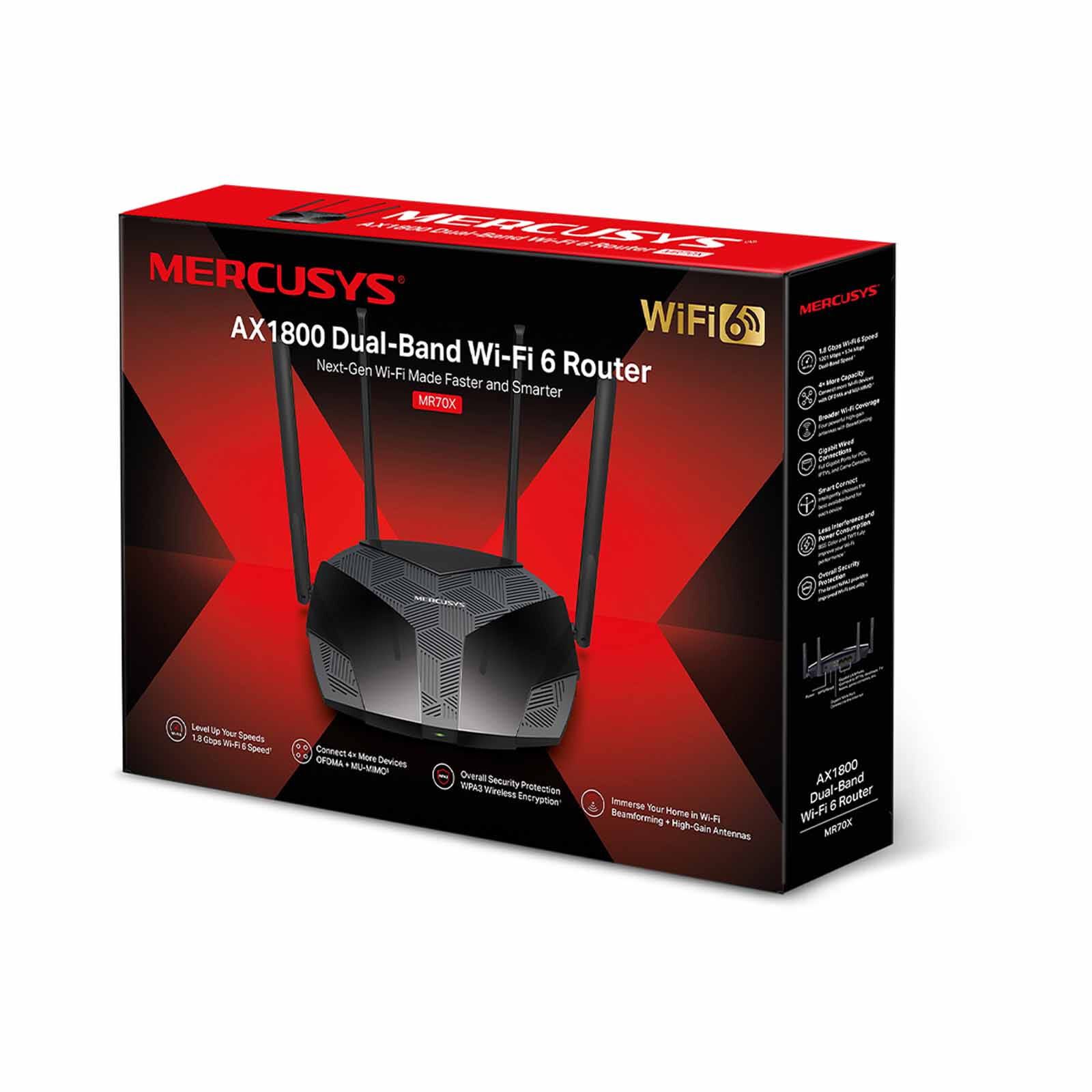 TP LINK Ax1800 Dual-band Wifi 6 Router MERCUSYS MR70X-image 7