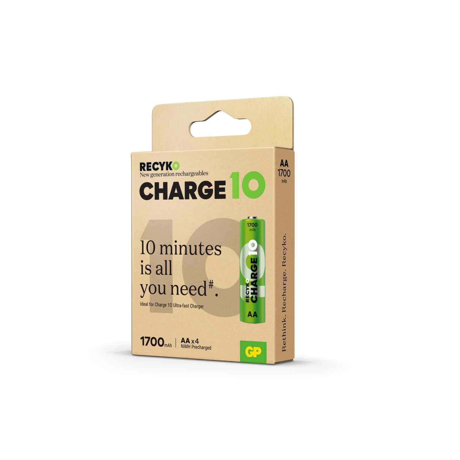 GP Recyko Charge10 4aa 1700mah GPRHC172V001-image 4