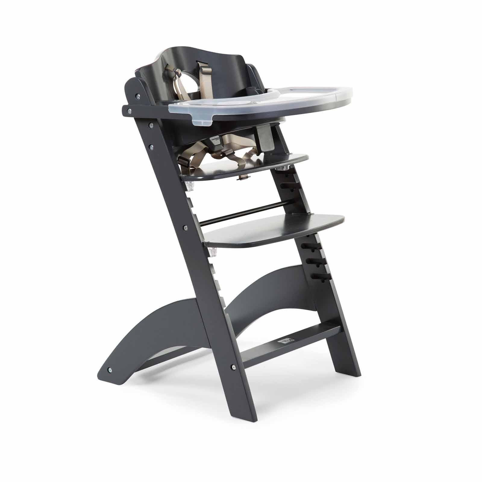 CHILDHOME Baby High Chair + Feeding Tray - Anthracite (online) LAMBDA 3-image 1