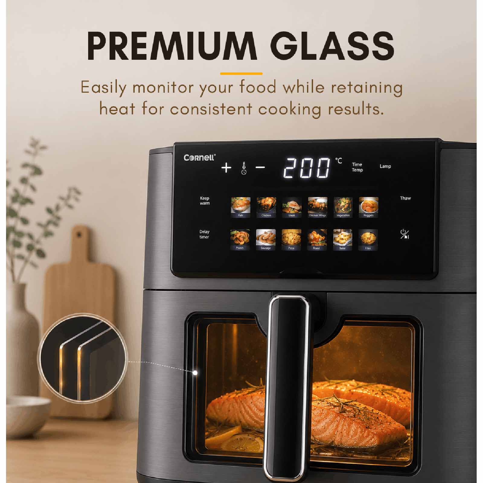 CORNELL Air Fryer (7.0l) CAFS77L-image 9