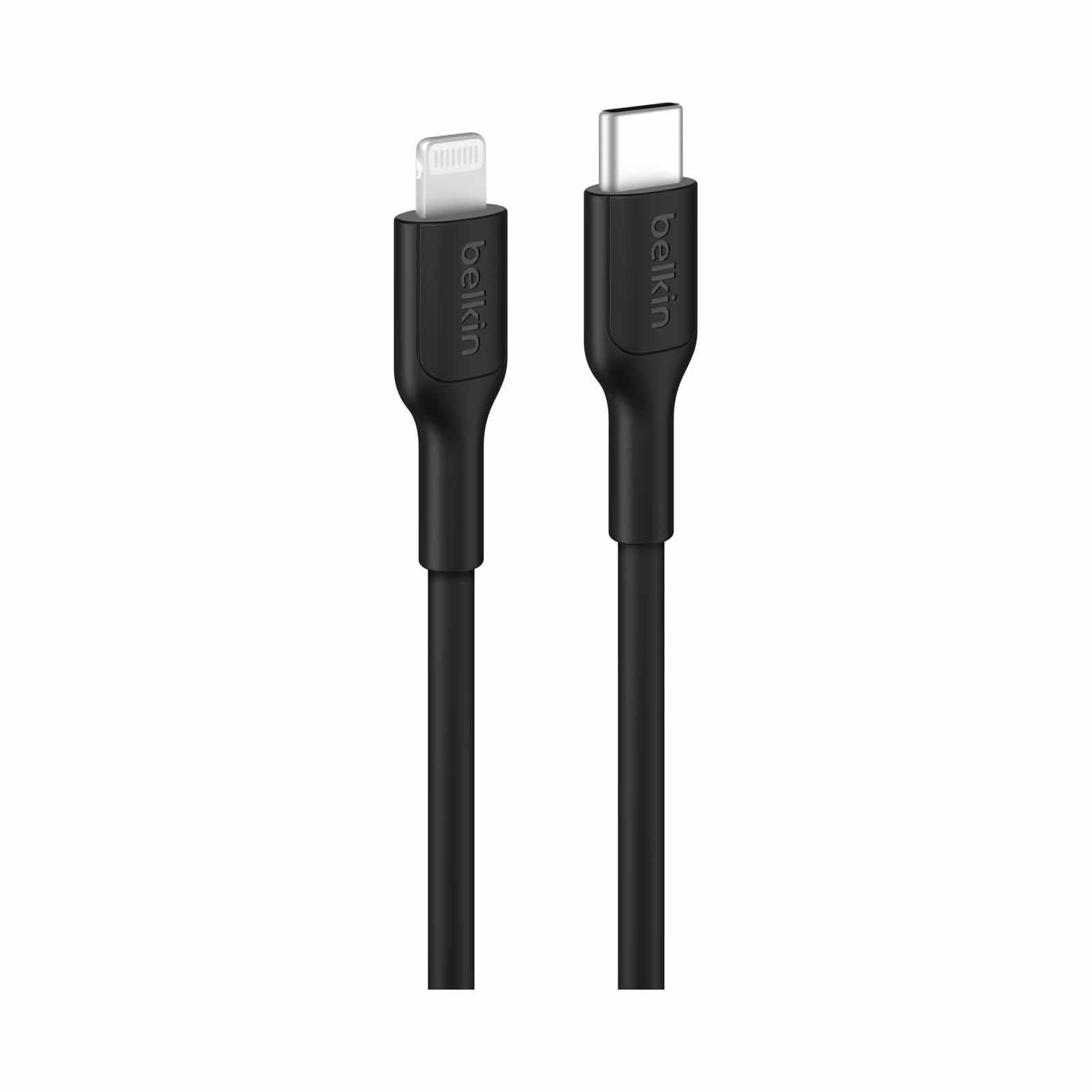 BELKIN Usb-c - Lightning Cable, Pcr, 1m, Black CAA021FQ1MBK-image 1