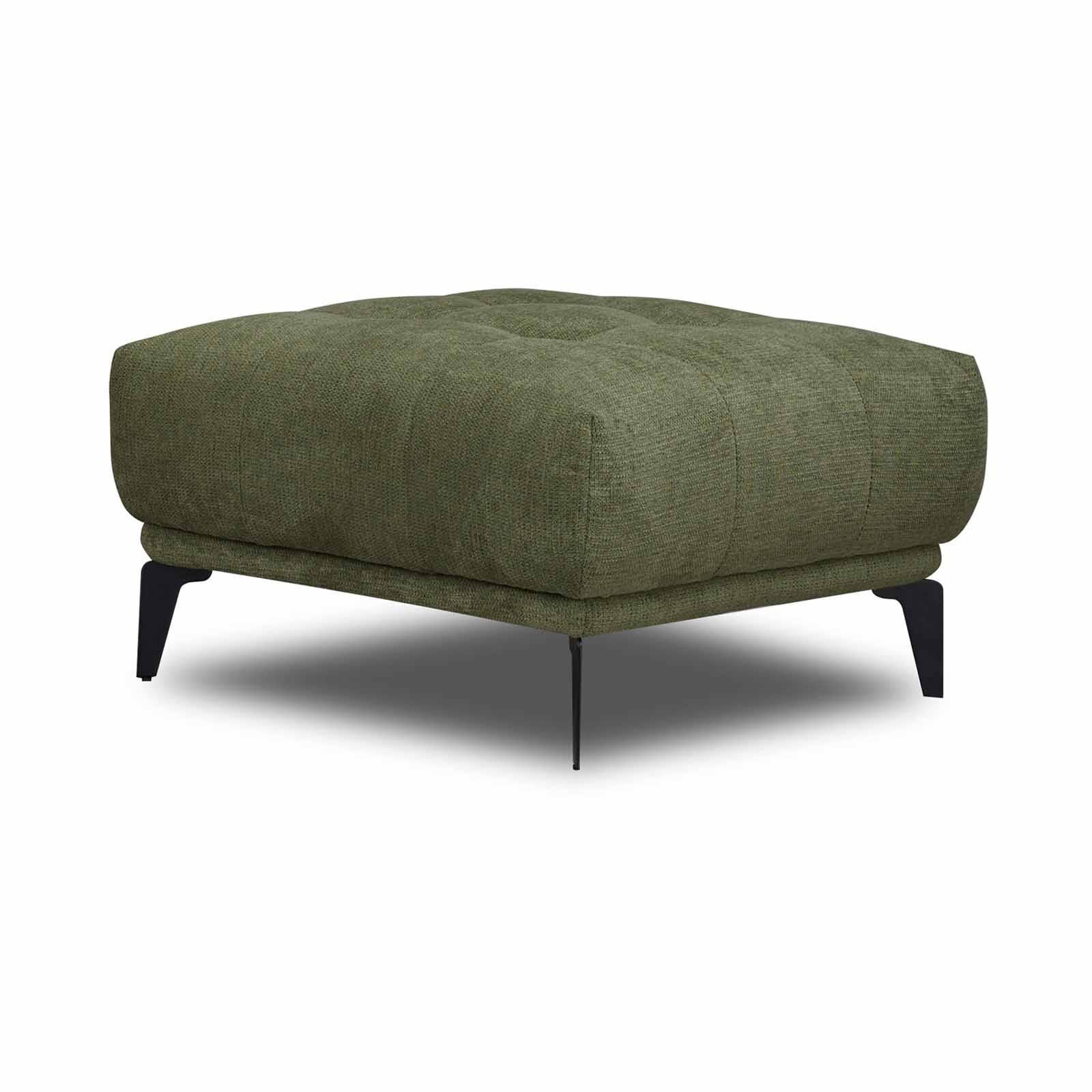 MUZE Ottoman (fab) Cat A Green Fabric MILA-image 2