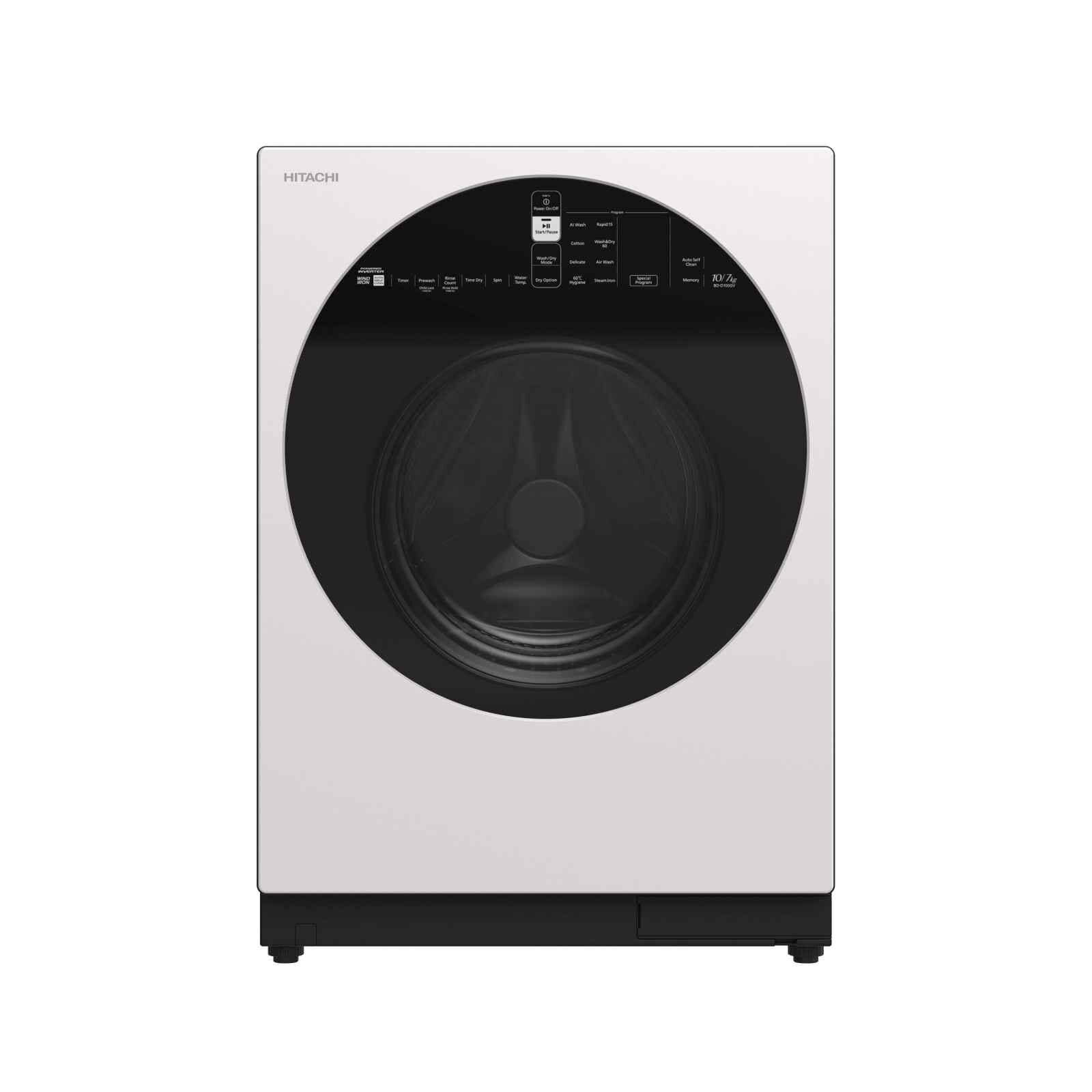 HITACHI Front Load Washer And Dryer (10kg/7kg) BD-D100GV