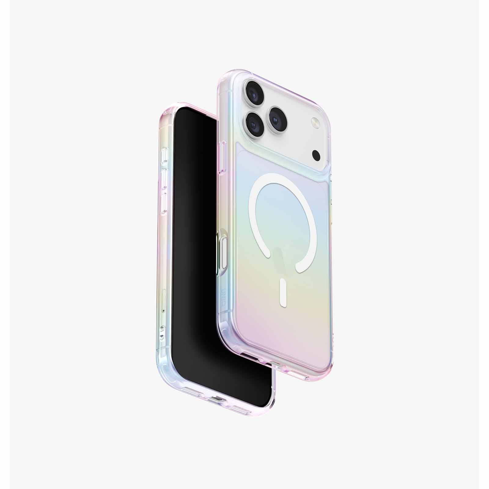 UNIQ Hybrid Iphone 17 Pro Max (2025) 6.9 Magclick Charging Iridescia - Holo Quartz UNIQ-IP6.9P(2025)-IRDMHQTZ-image 2