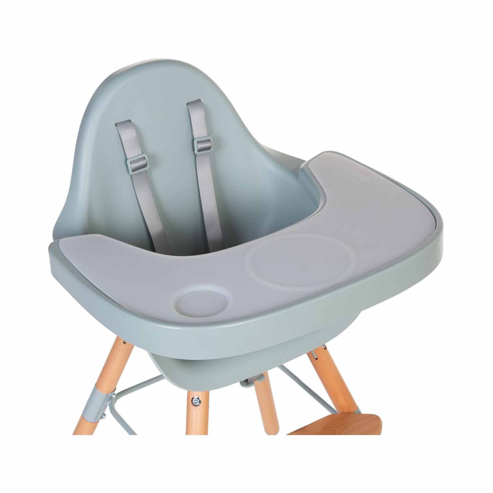 CHILDHOME Feeding Tray + Silicone Placemat - Mint (online) EVOLU HIGH CHAIR-image 4