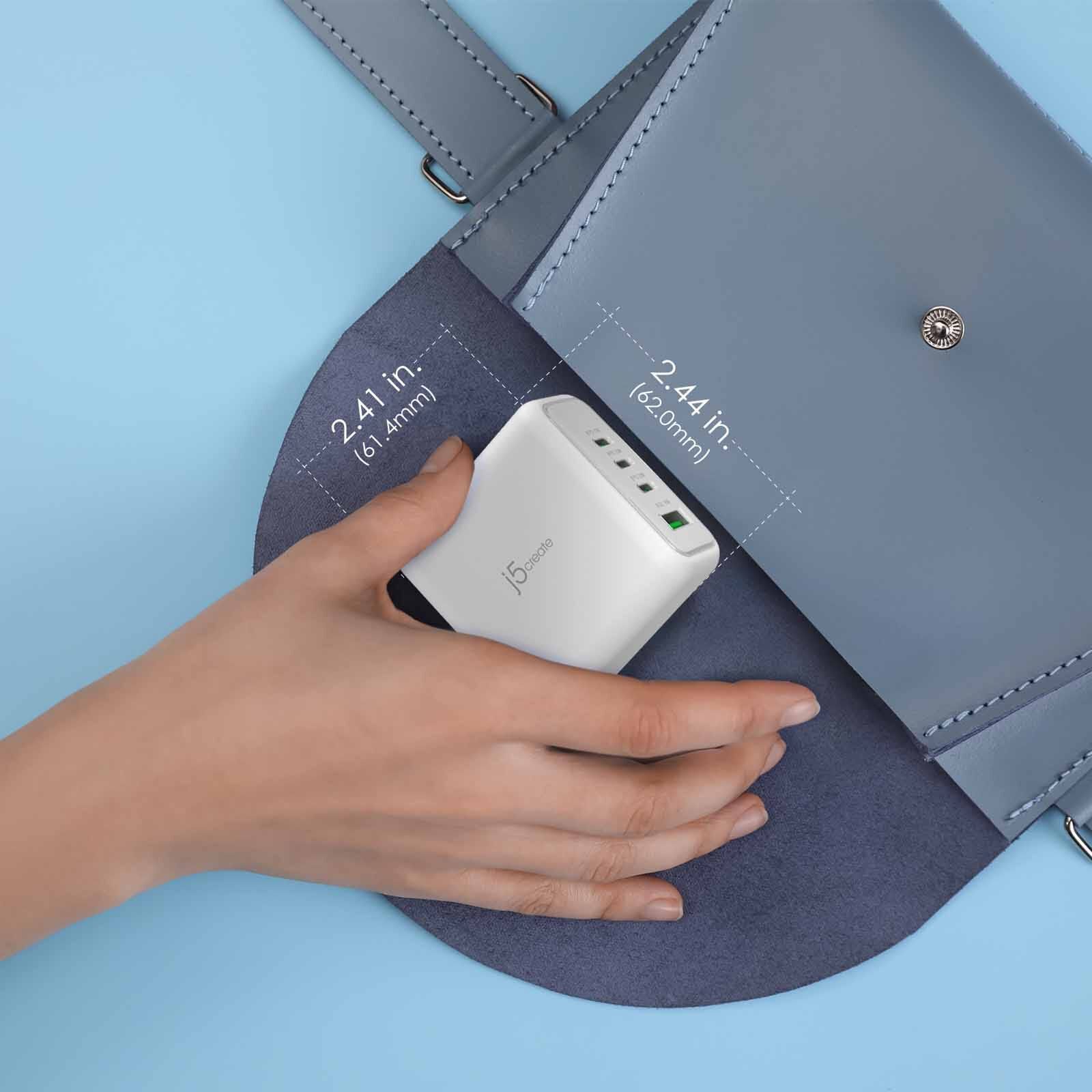 J5CREATE 70w Gan Usb-c 4-port Charger JUP4370F-image 2