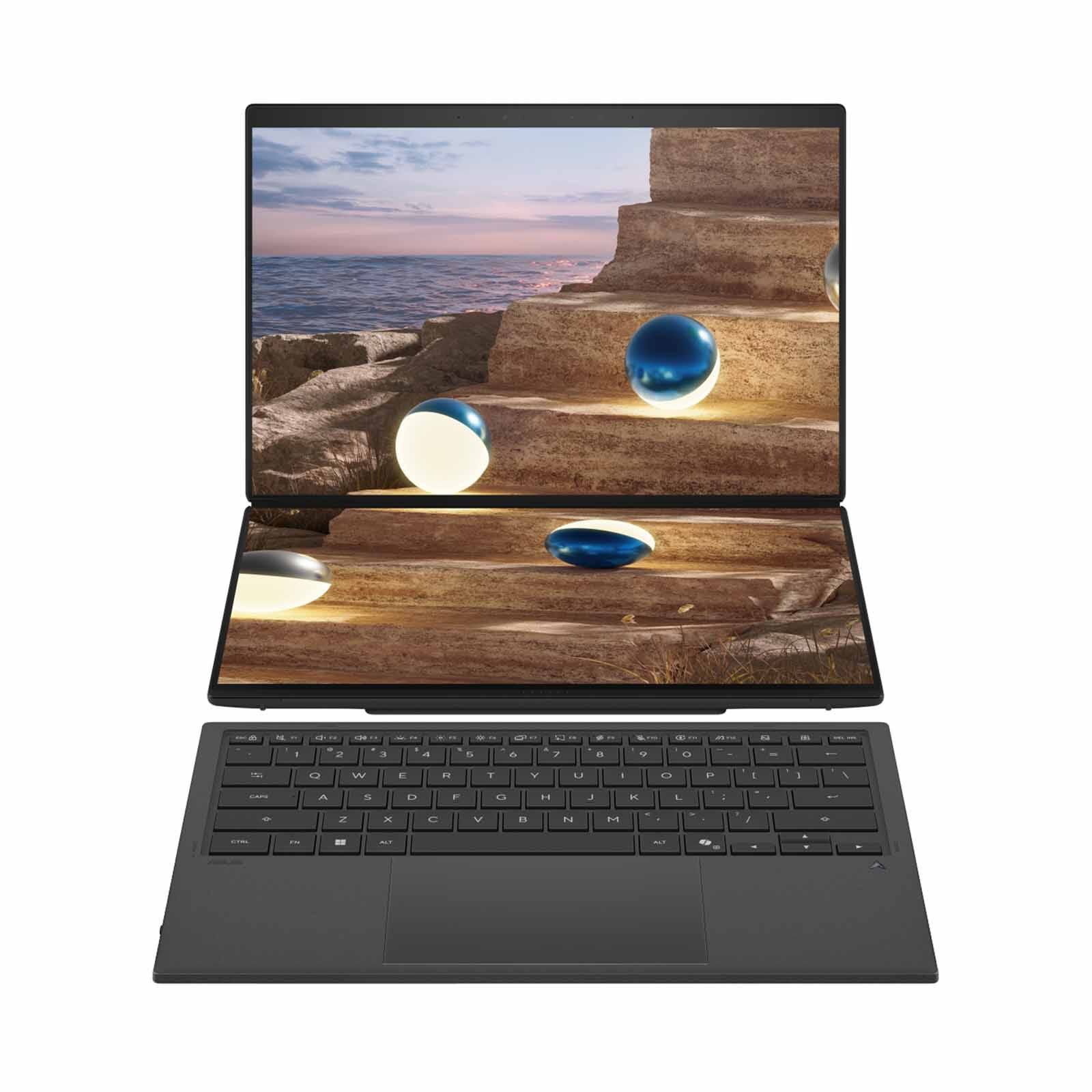 ASUS 14in 3k Oled Intel Core Ultra X7 358h 32gb Ram 1tb Ssd Win 11 ZENBOOK DUO - UX8407AA-SN434W-image 1