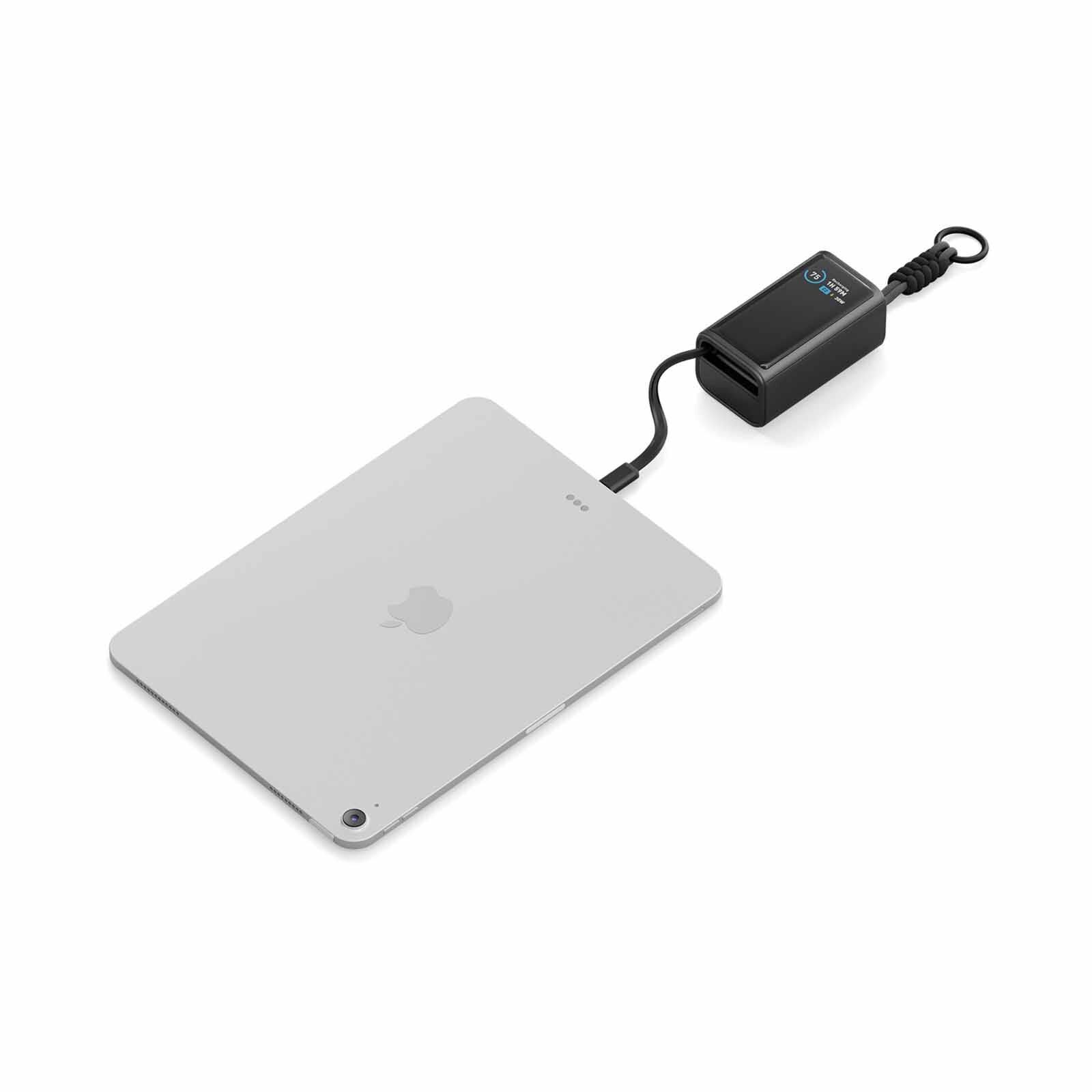 ENERGEA Compac Arc 45, 10000mah Powerbank With Built In 70cm Usb-c Cable Pd45w - Gun CP45-ARC10K-GUN-image 3