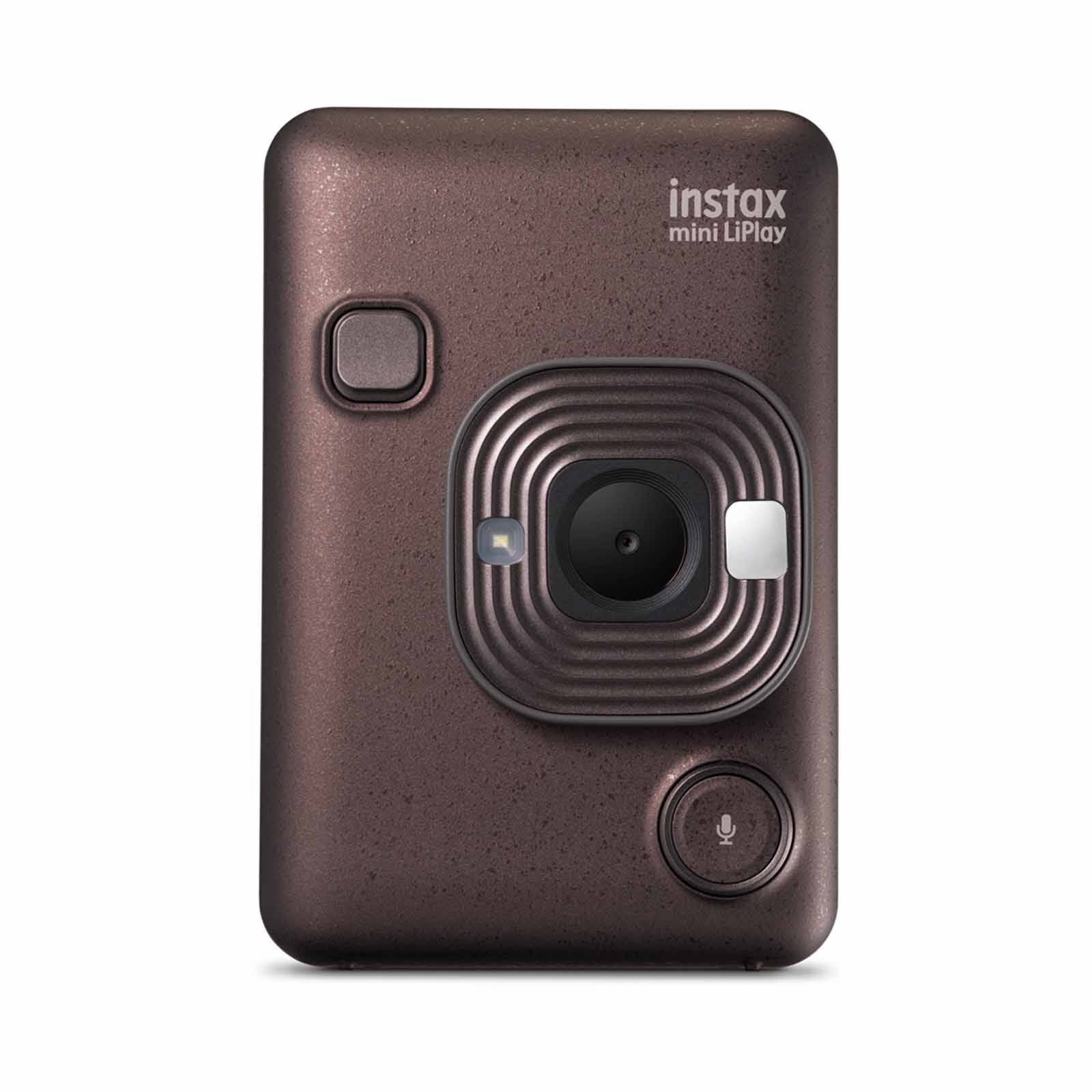 FUJIFILM Instant Photo Camera INSTAX MINI LIPLAY C (BRONZE)