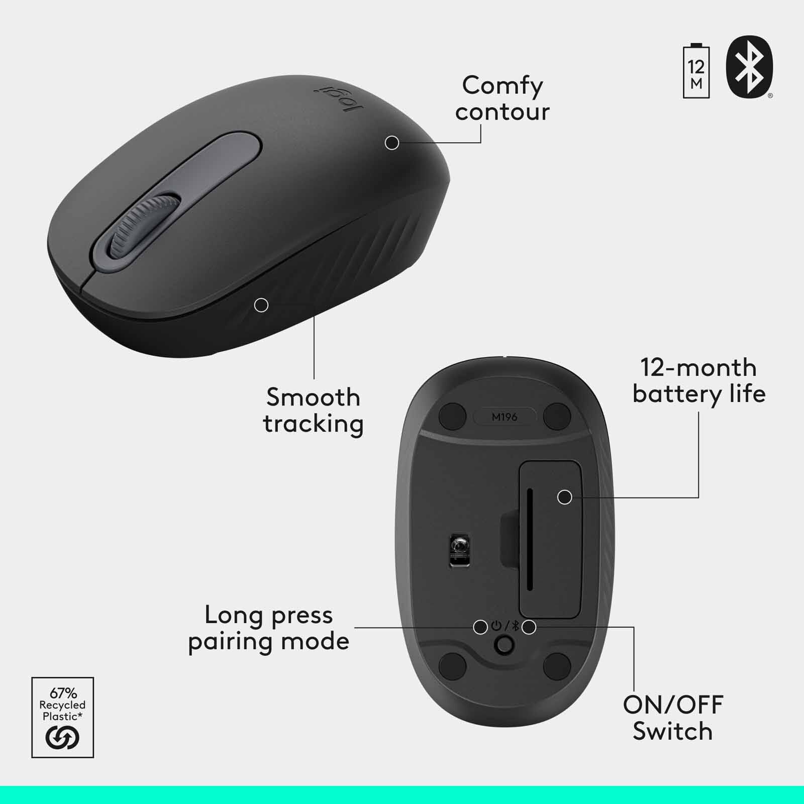 LOGITECH Mk250 Wireless Bt Combo Graphite 920-013559-image 6
