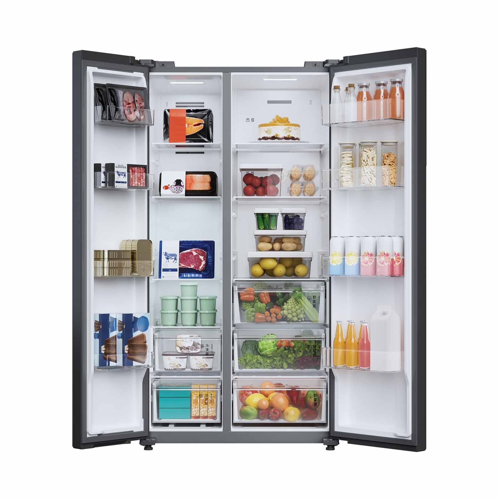 TOSHIBA Side By Side Door Fridge (692l) - Morandi Grey GR-RS910WI2-PMX(06)-image 4