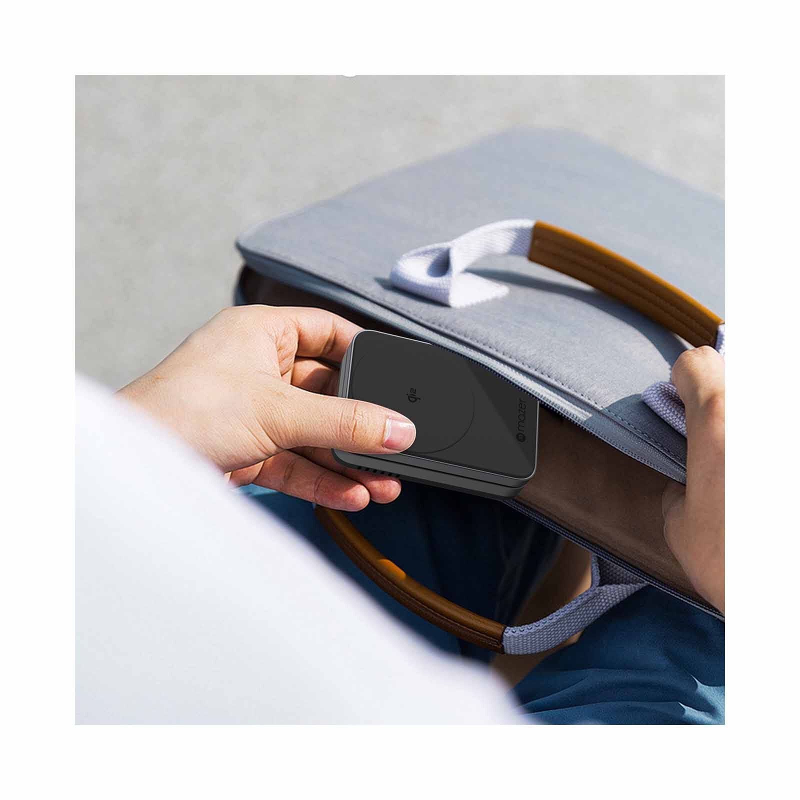 MAZER Qi2 Certified 32w Wireless Foldable 2in1+usb-c Pd12w Output Charger - Black M-QI2-MAGFOLD02-BK-image 10
