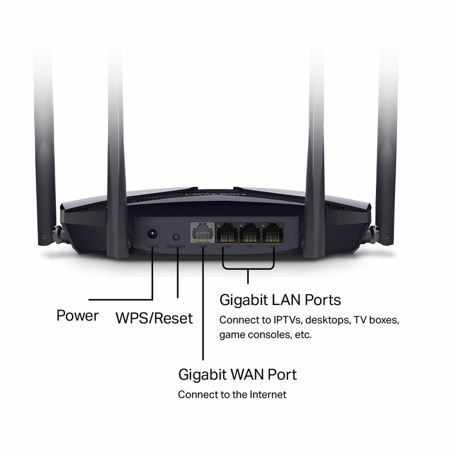 TP LINK Ax1800 Dual-band Wifi 6 Router MERCUSYS MR70X-image 6