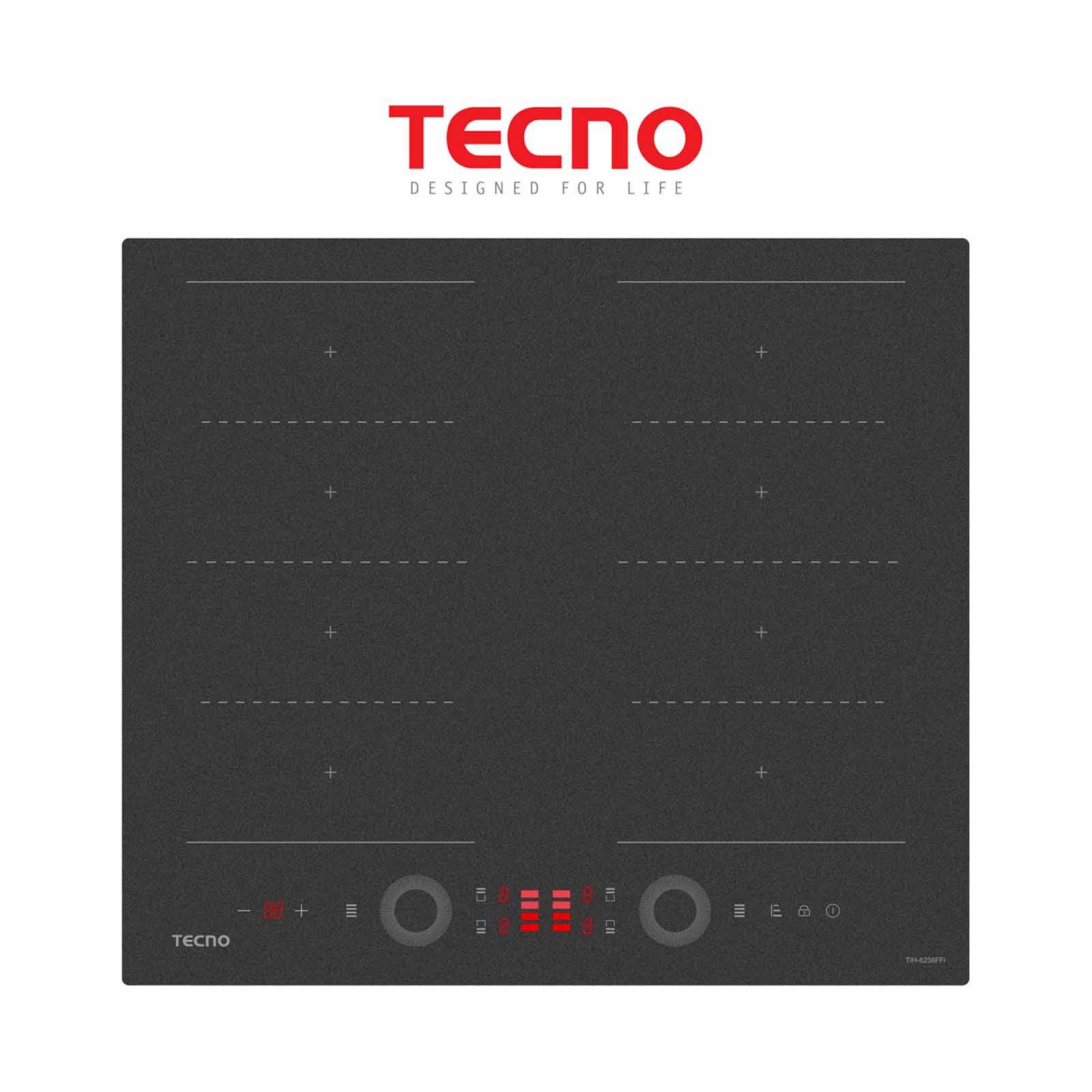 TECNO 60cm Flexible Zone Induction Hob (exclude Installation) TIH6238FFI-image 1
