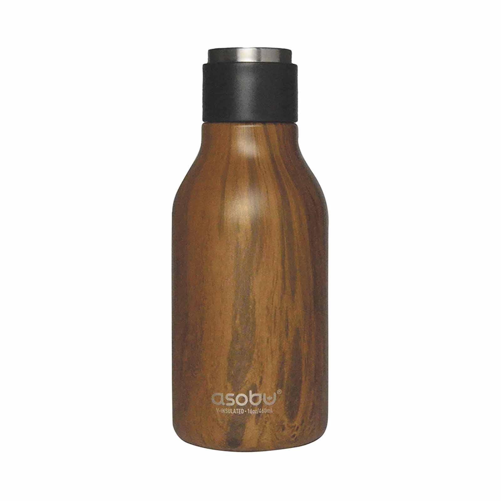 ASOBU Urban Water Bottle Wood 460ml ASBV24WD-image 1