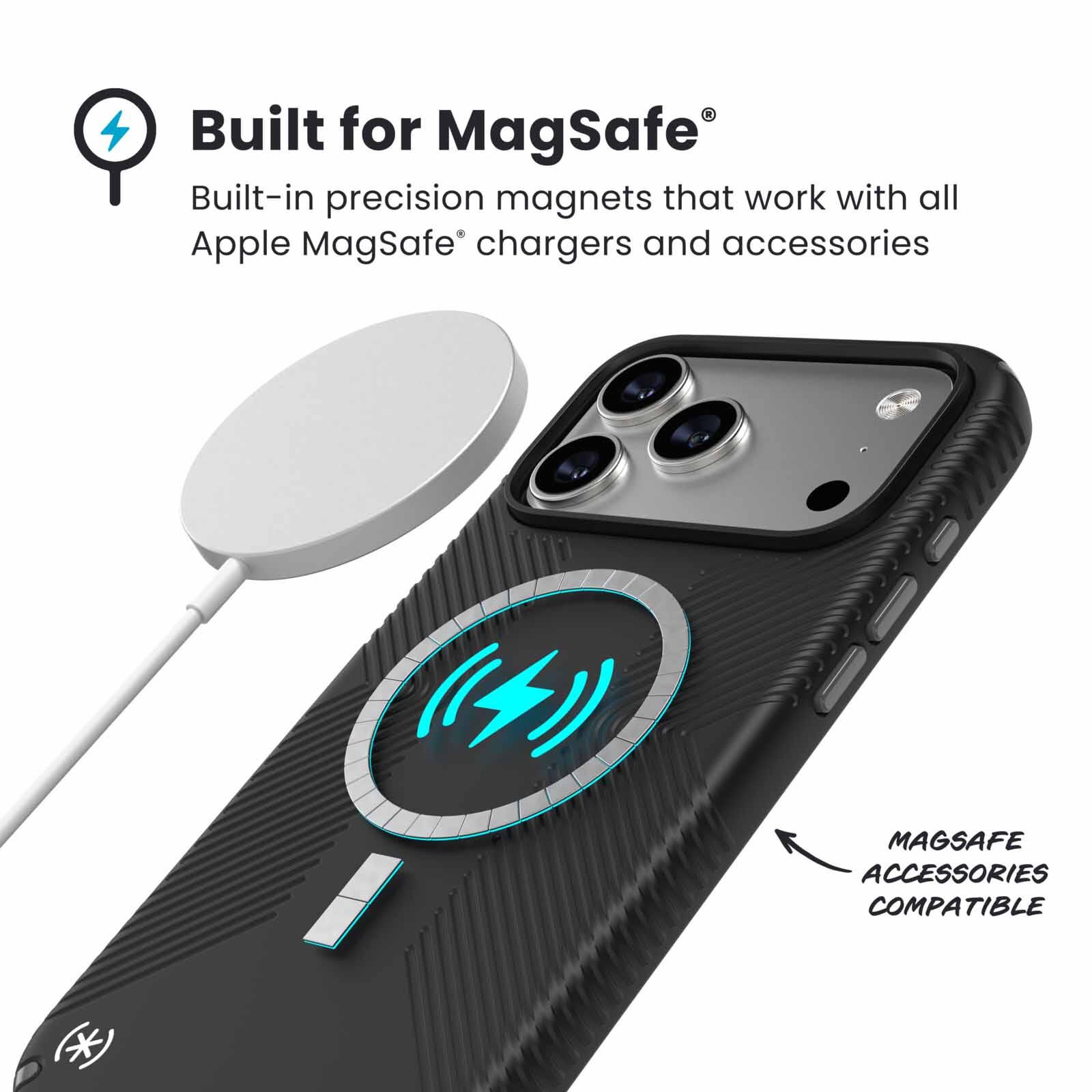 SPECK Ip17 Pro Max P2 Grip Black (ms) 150985-D143-image 2