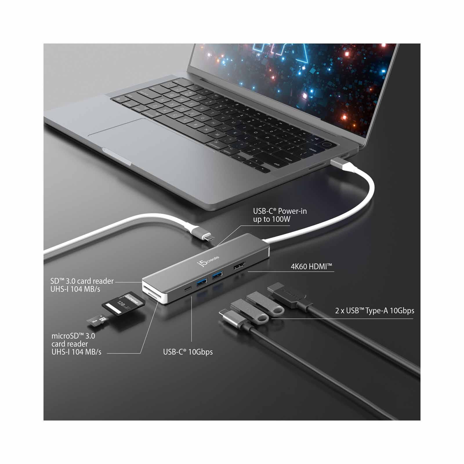 J5CREATE 4k Elite Usb-c Multi-adapter JCD390-image 5