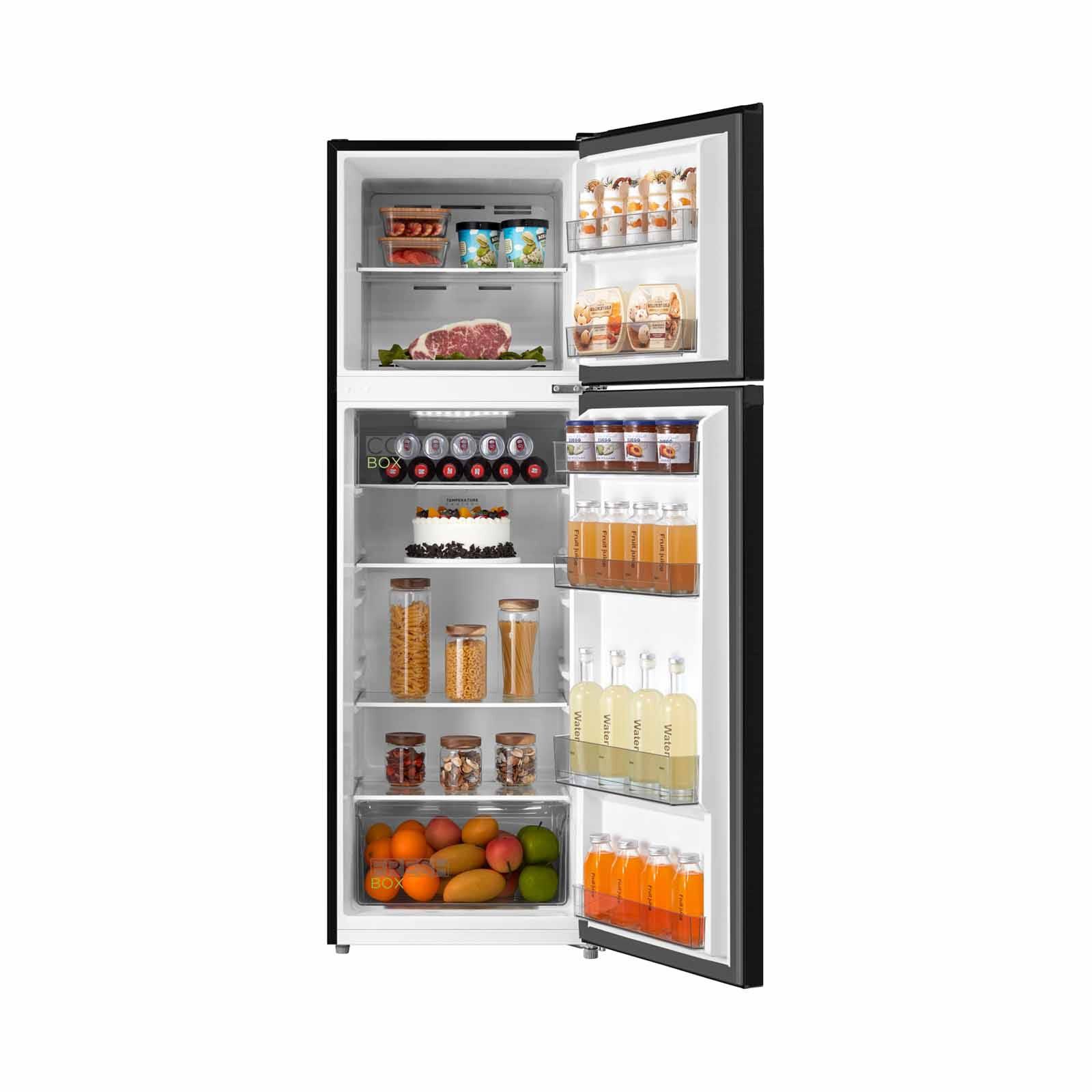 MIDEA 2 Door Fridge-top Mount Freezer (268l) - Tmf Jazz Black MDRT385MTC28-SG-image 4
